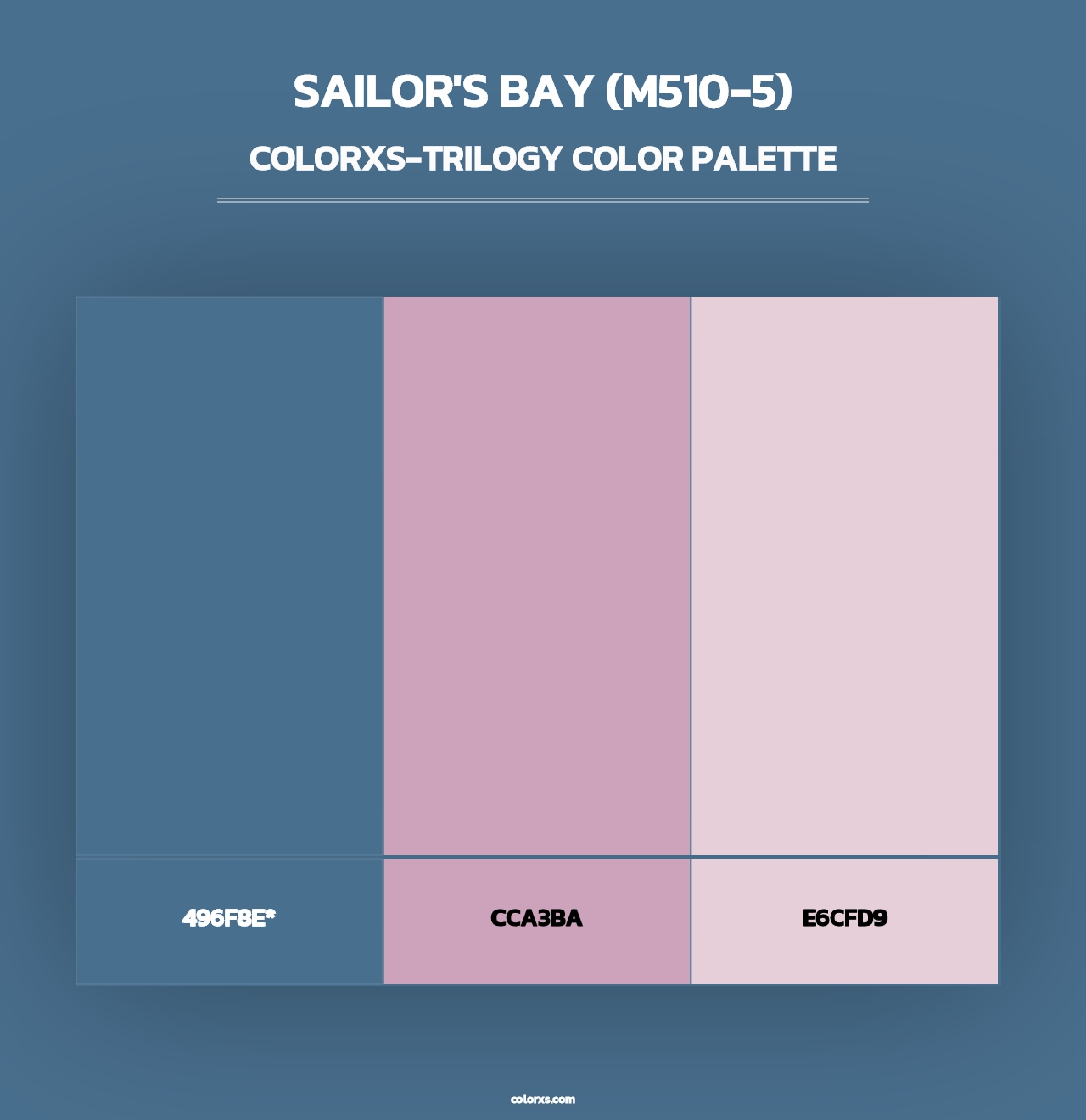 Sailor'S Bay (M510-5) - Colorxs Trilogy Palette