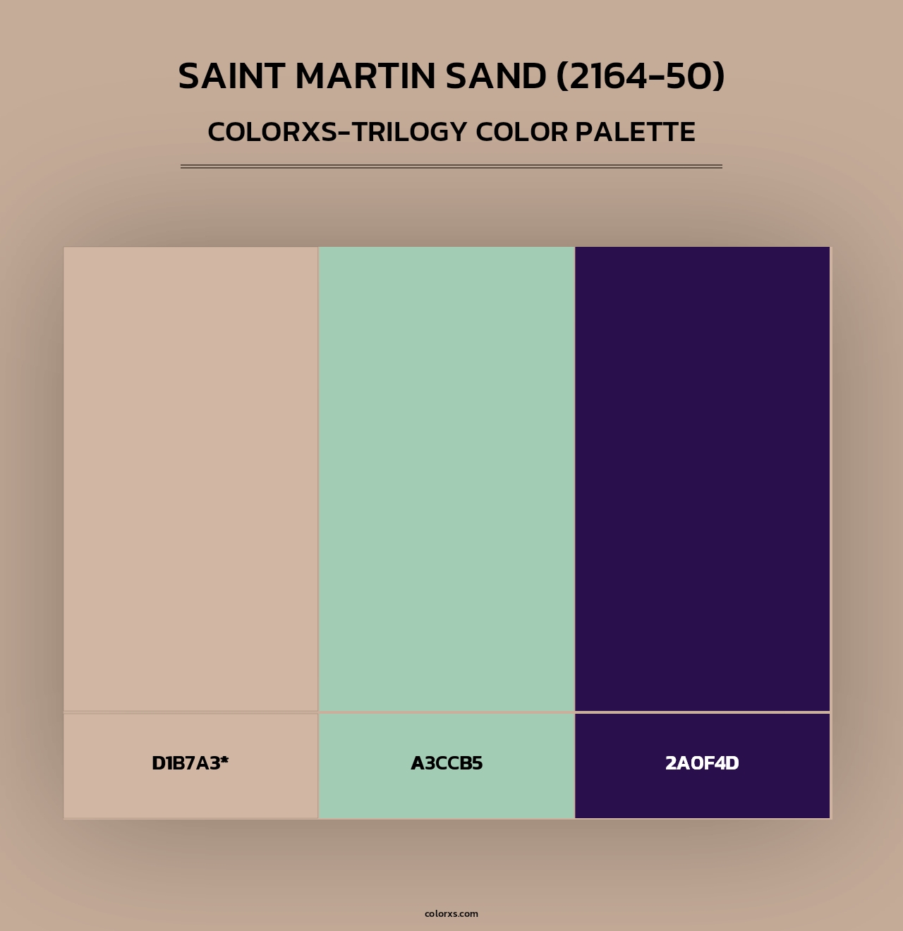 Saint Martin Sand (2164-50) - Colorxs Trilogy Palette