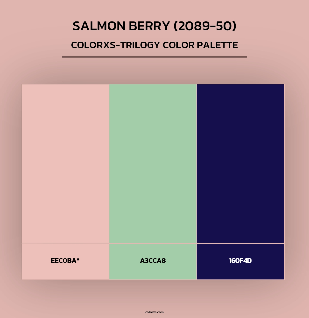 Salmon Berry (2089-50) - Colorxs Trilogy Palette