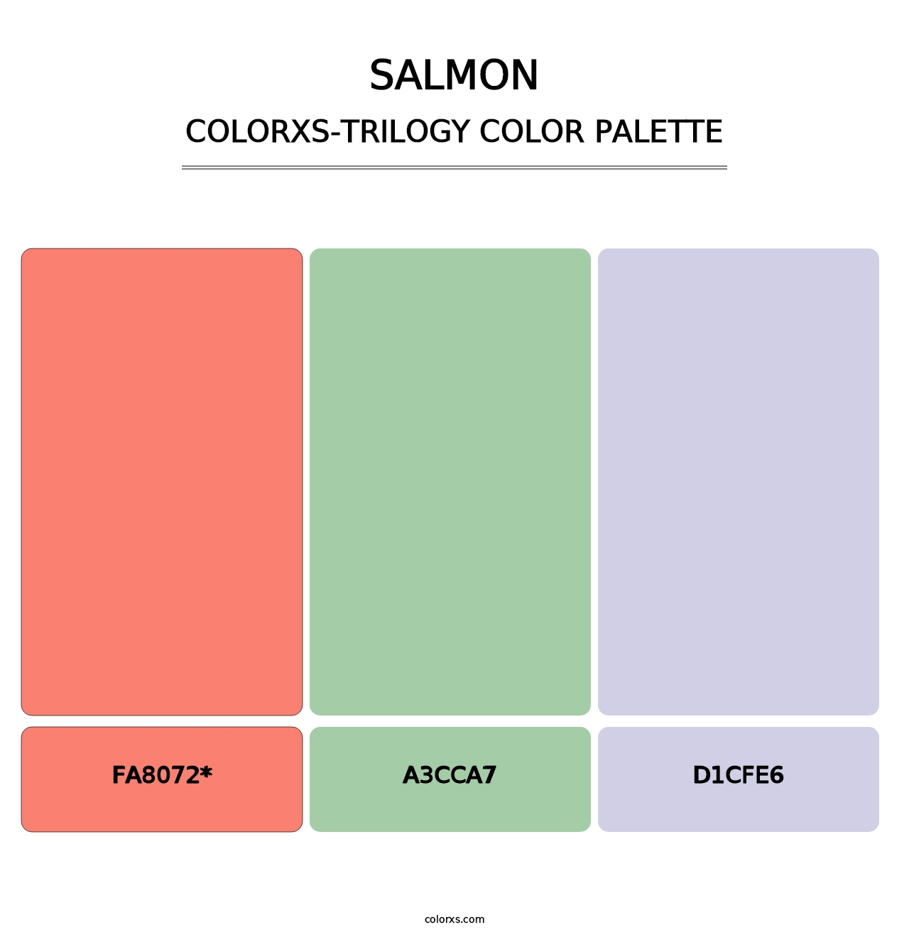Salmon - Colorxs Trilogy Palette