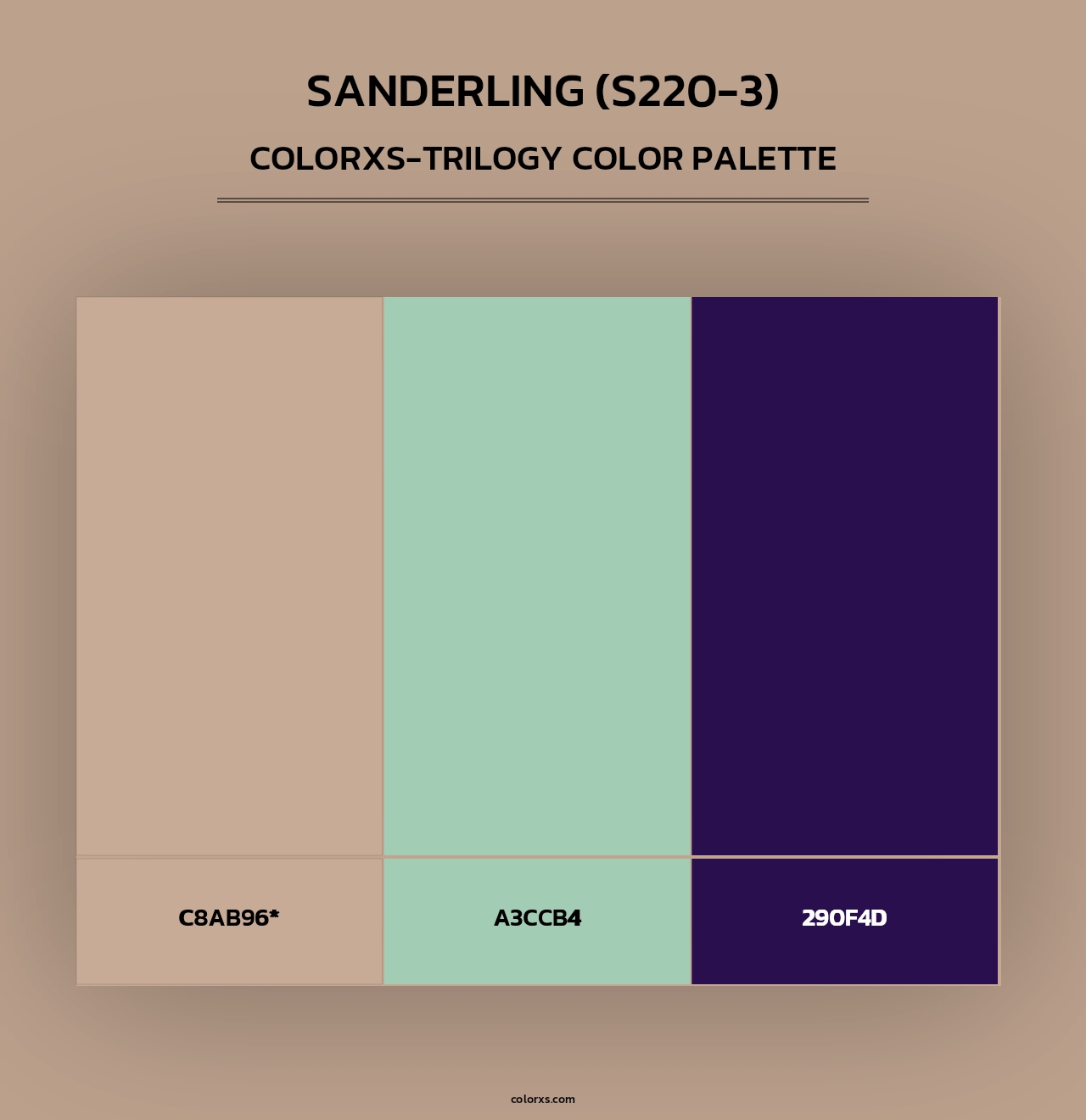 Sanderling (S220-3) - Colorxs Trilogy Palette
