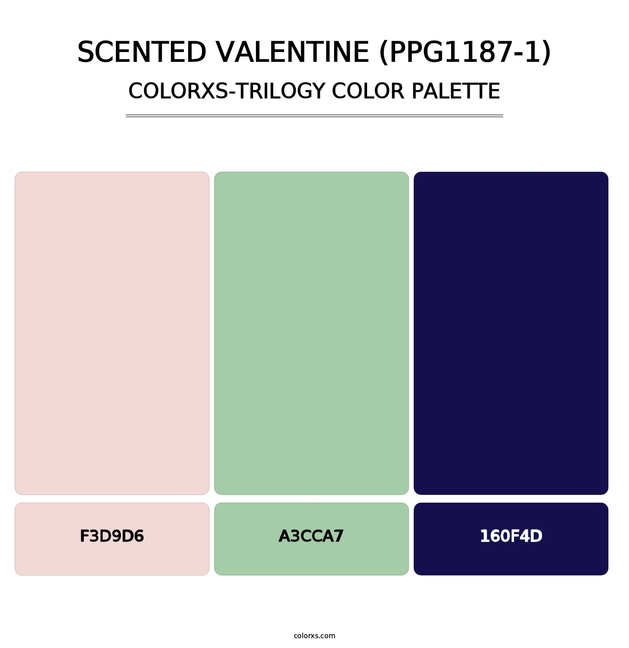 Scented Valentine (PPG1187-1) - Colorxs Trilogy Palette