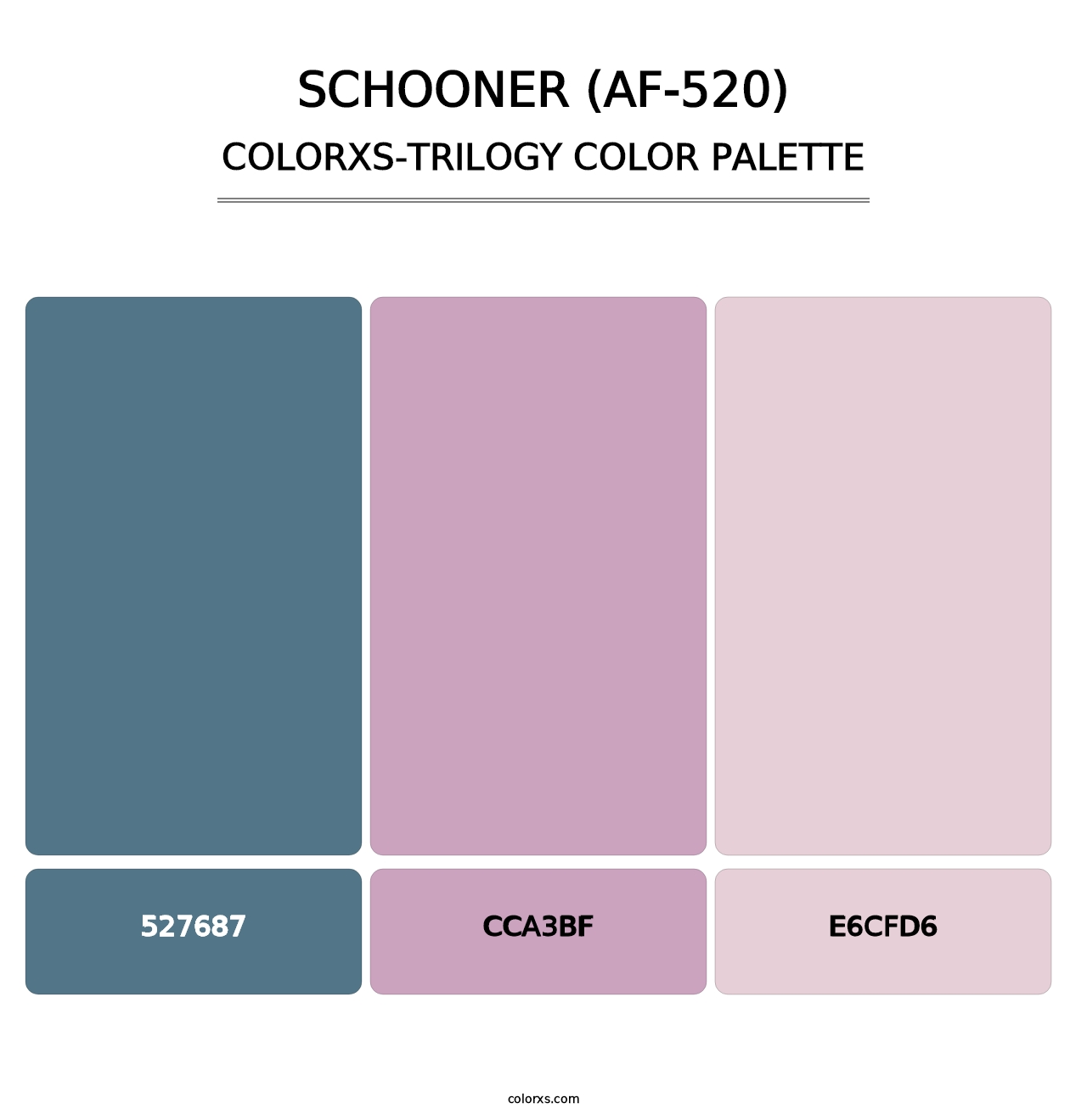 Schooner (AF-520) - Colorxs Trilogy Palette