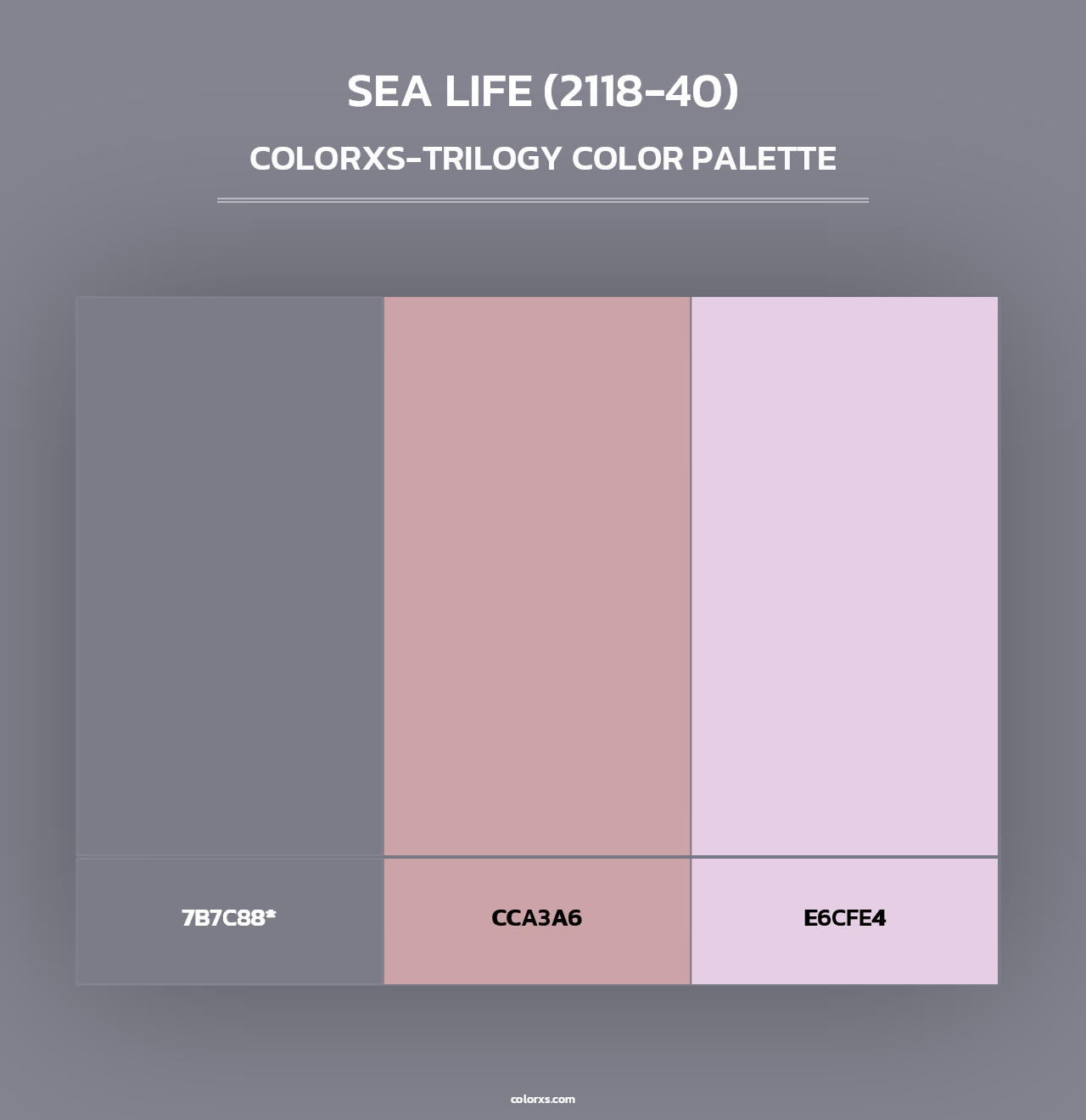 Sea Life (2118-40) - Colorxs Trilogy Palette