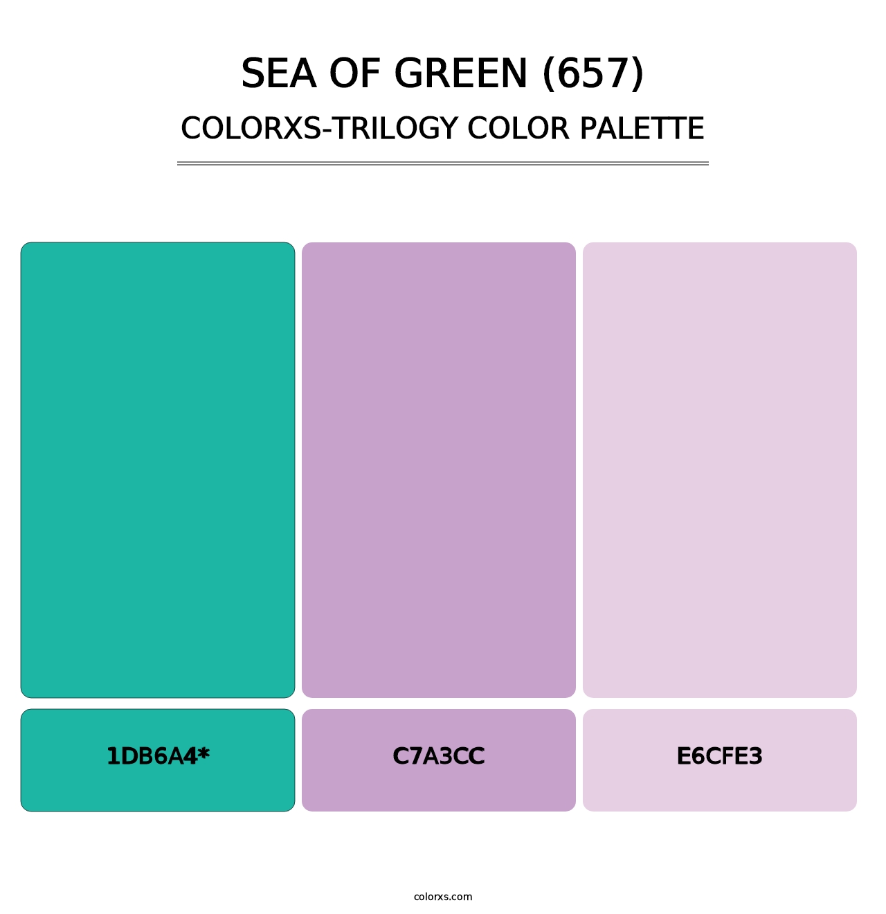 Sea of Green (657) - Colorxs Trilogy Palette