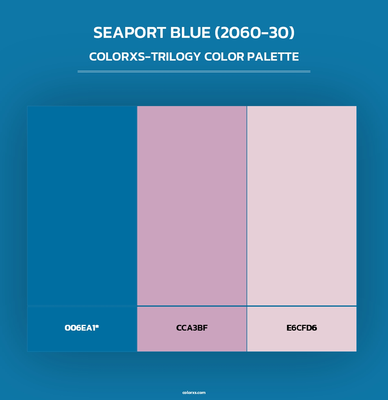 Seaport Blue (2060-30) - Colorxs Trilogy Palette
