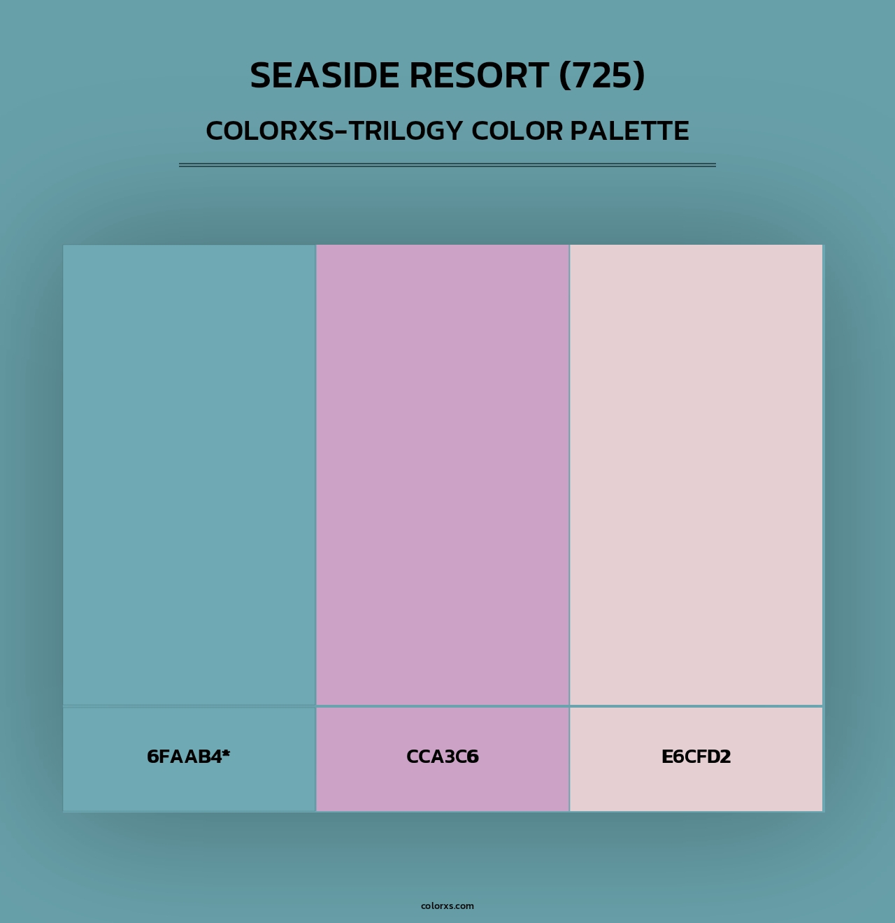 Seaside Resort (725) - Colorxs Trilogy Palette