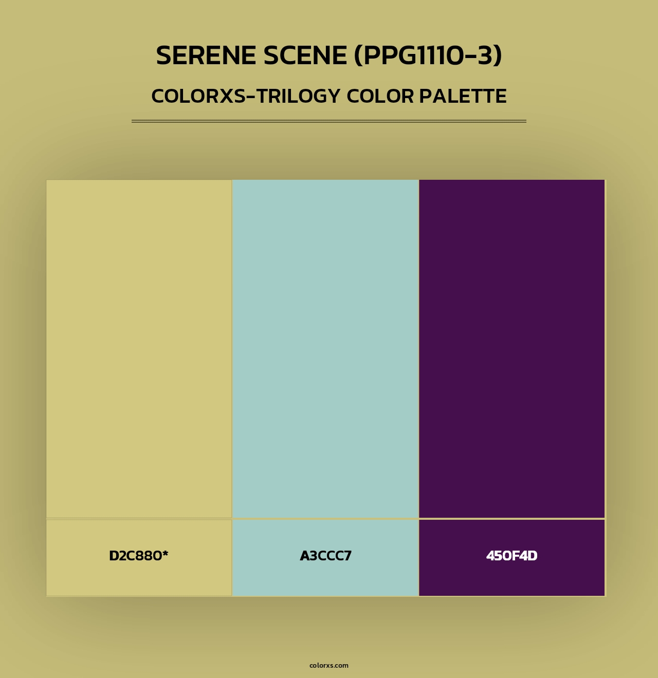 Serene Scene (PPG1110-3) - Colorxs Trilogy Palette