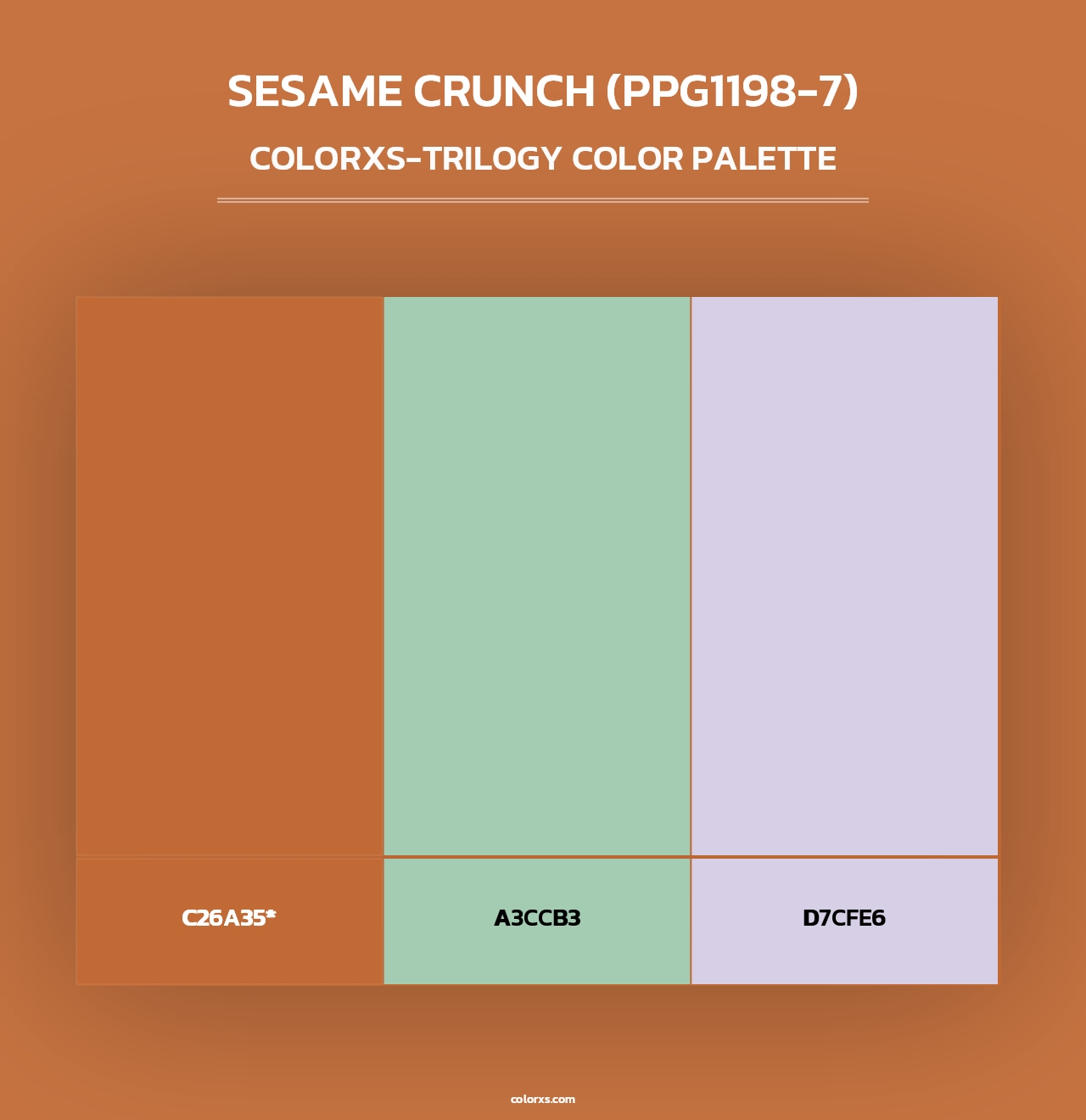 Sesame Crunch (PPG1198-7) - Colorxs Trilogy Palette