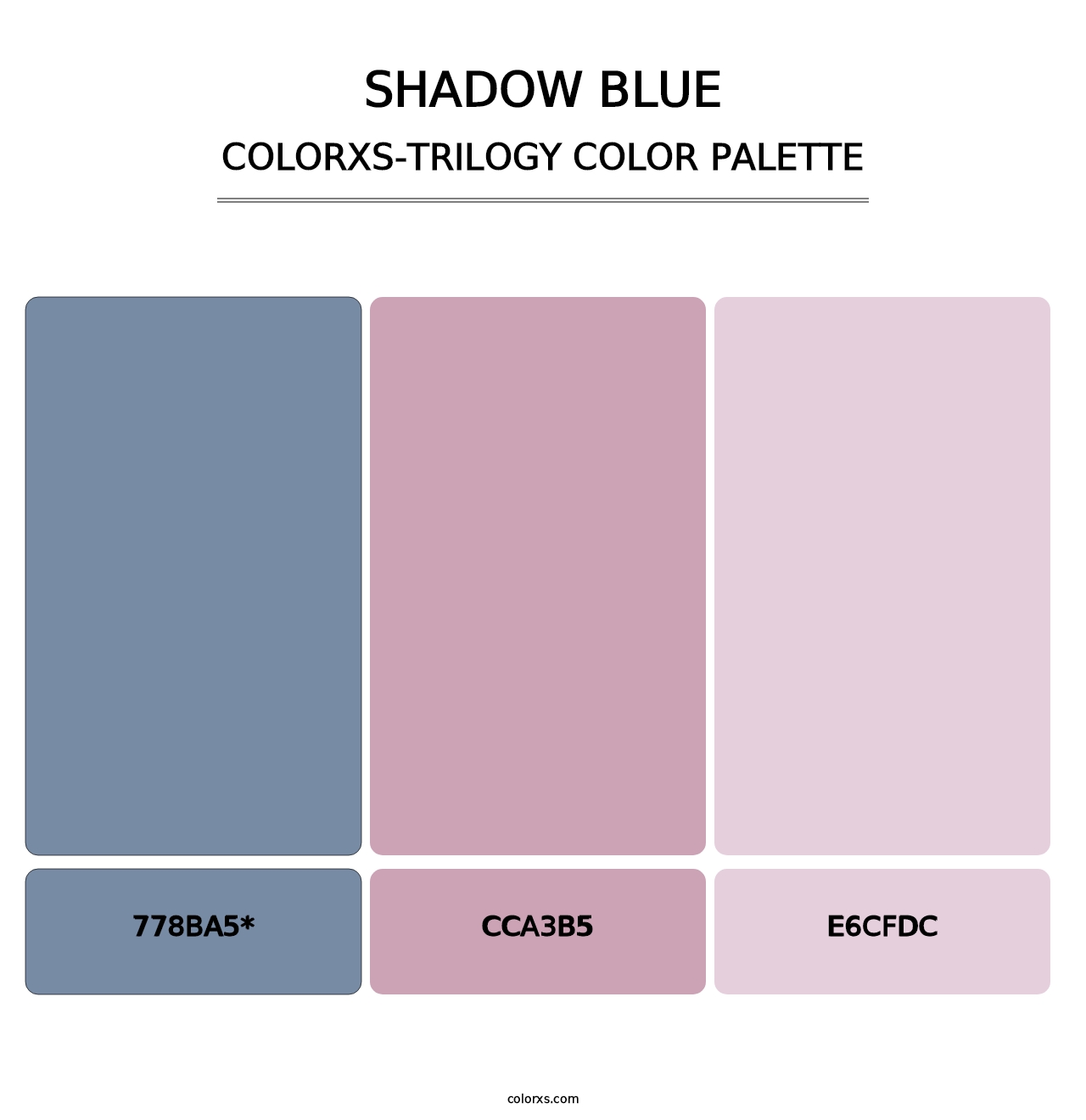Shadow Blue - Colorxs Trilogy Palette