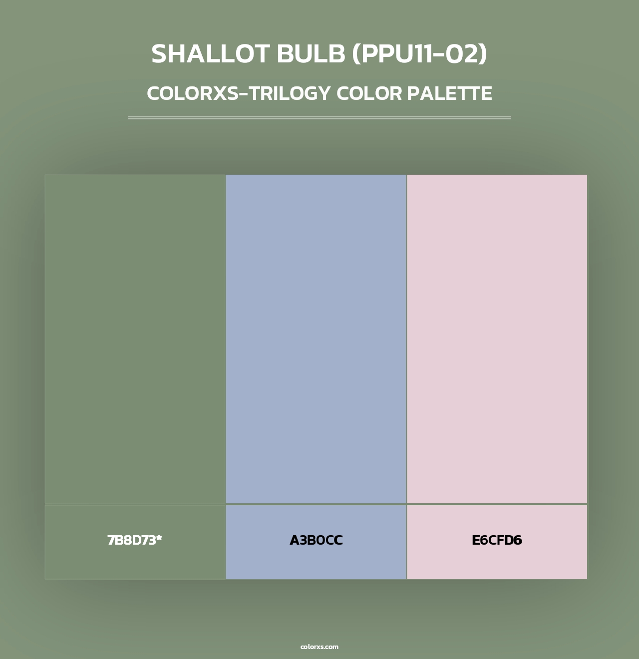 Shallot Bulb (PPU11-02) - Colorxs Trilogy Palette
