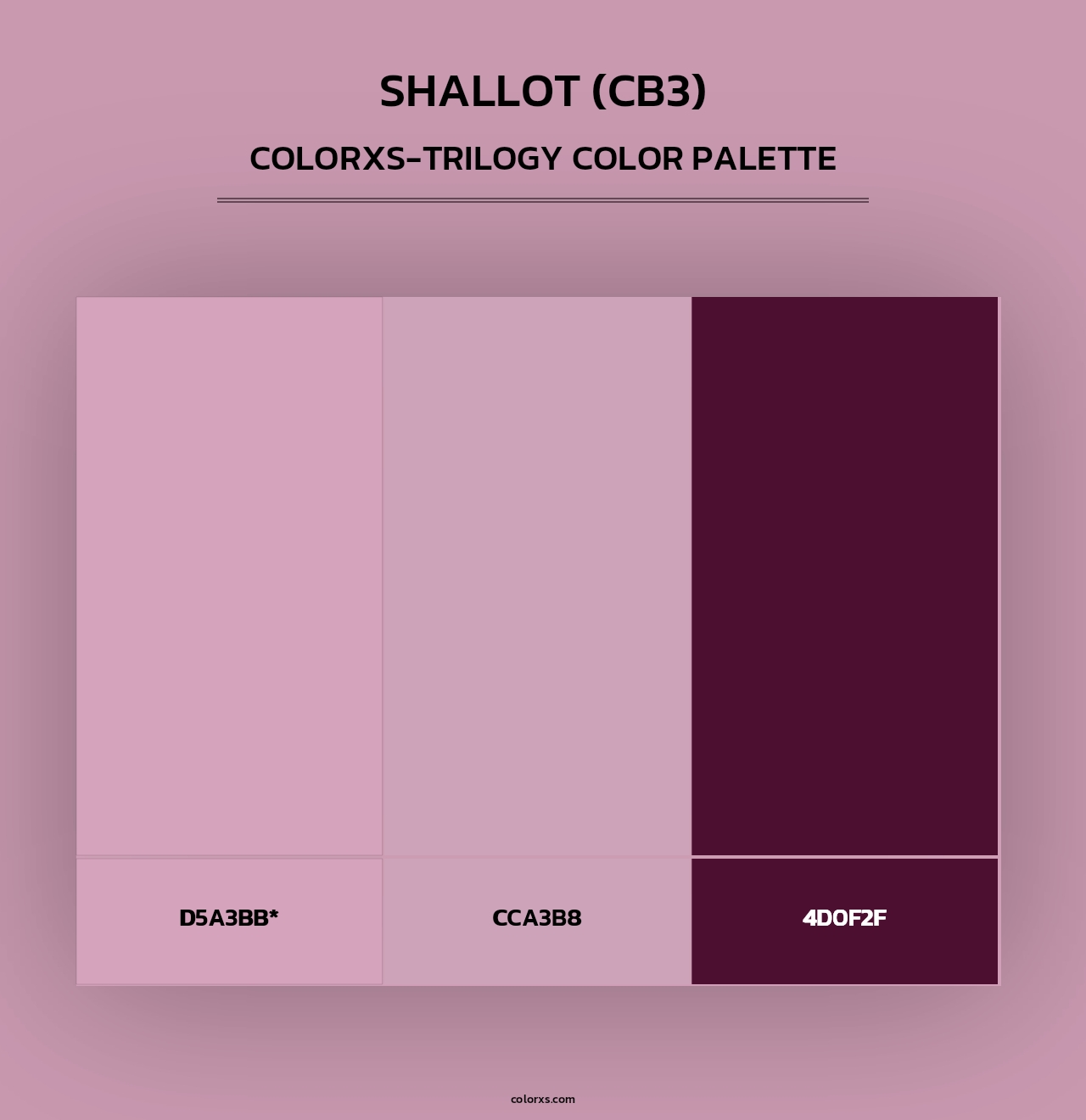 Shallot (CB3) - Colorxs Trilogy Palette