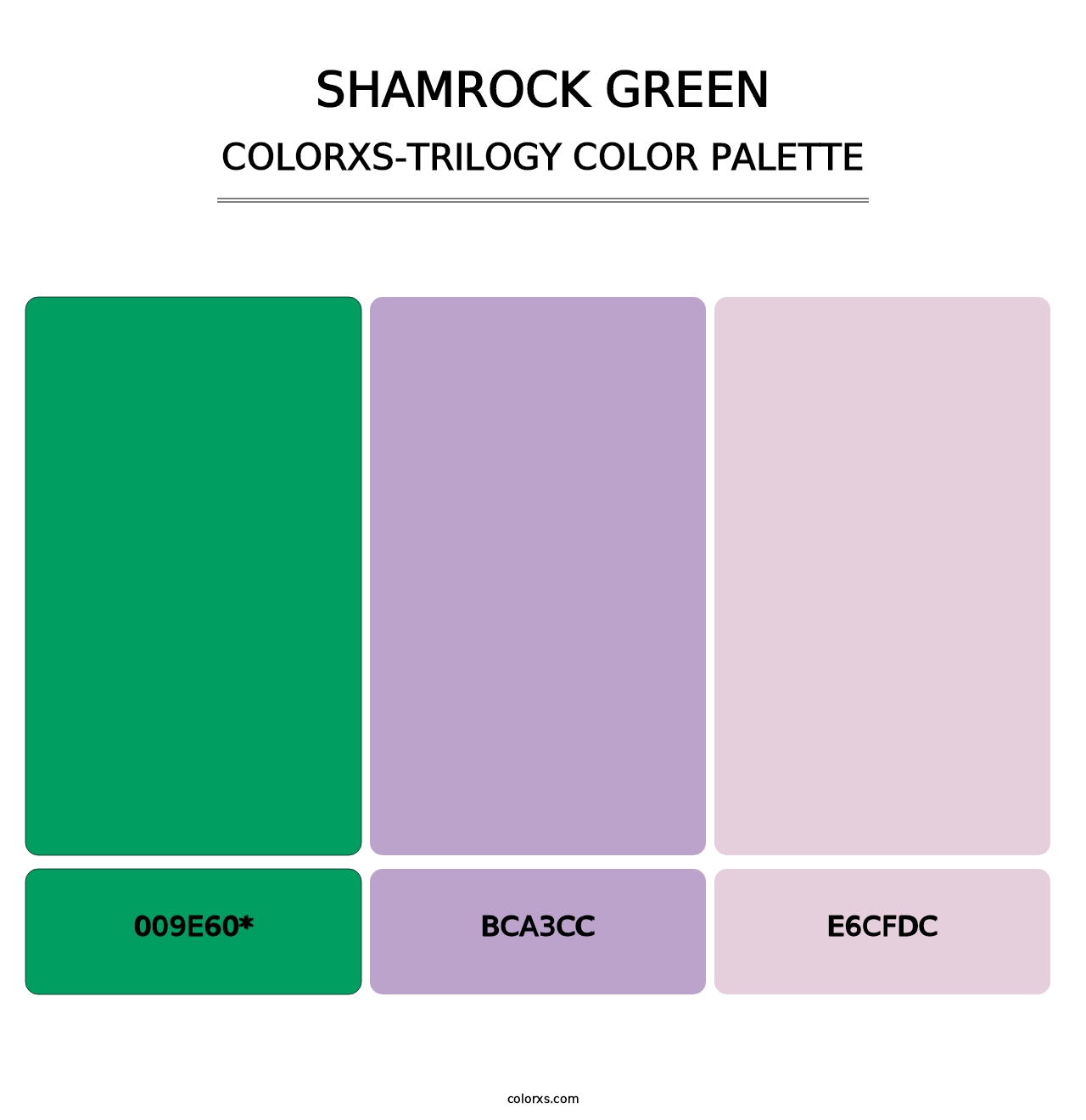 Shamrock Green - Colorxs Trilogy Palette