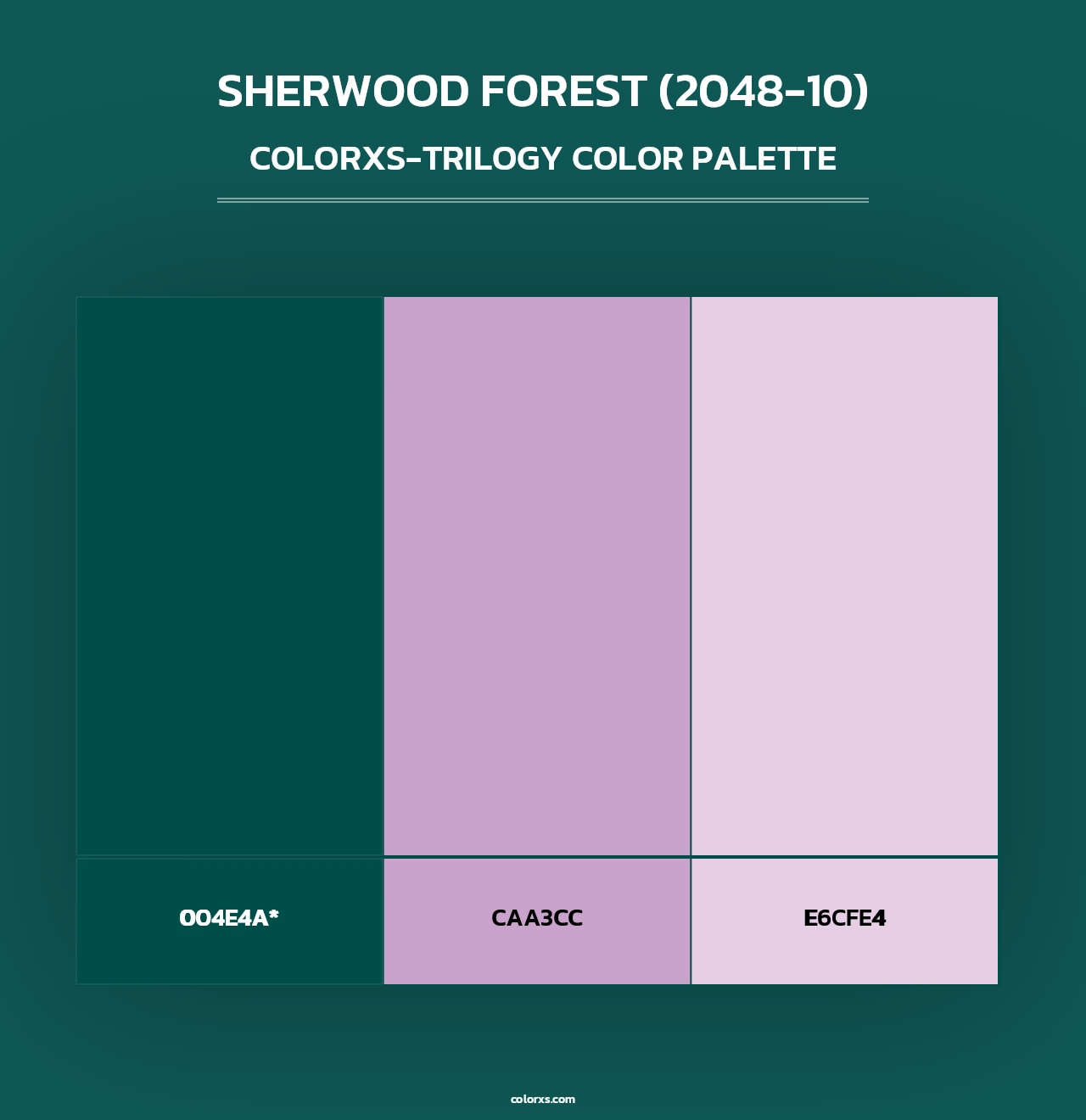 Sherwood Forest (2048-10) - Colorxs Trilogy Palette
