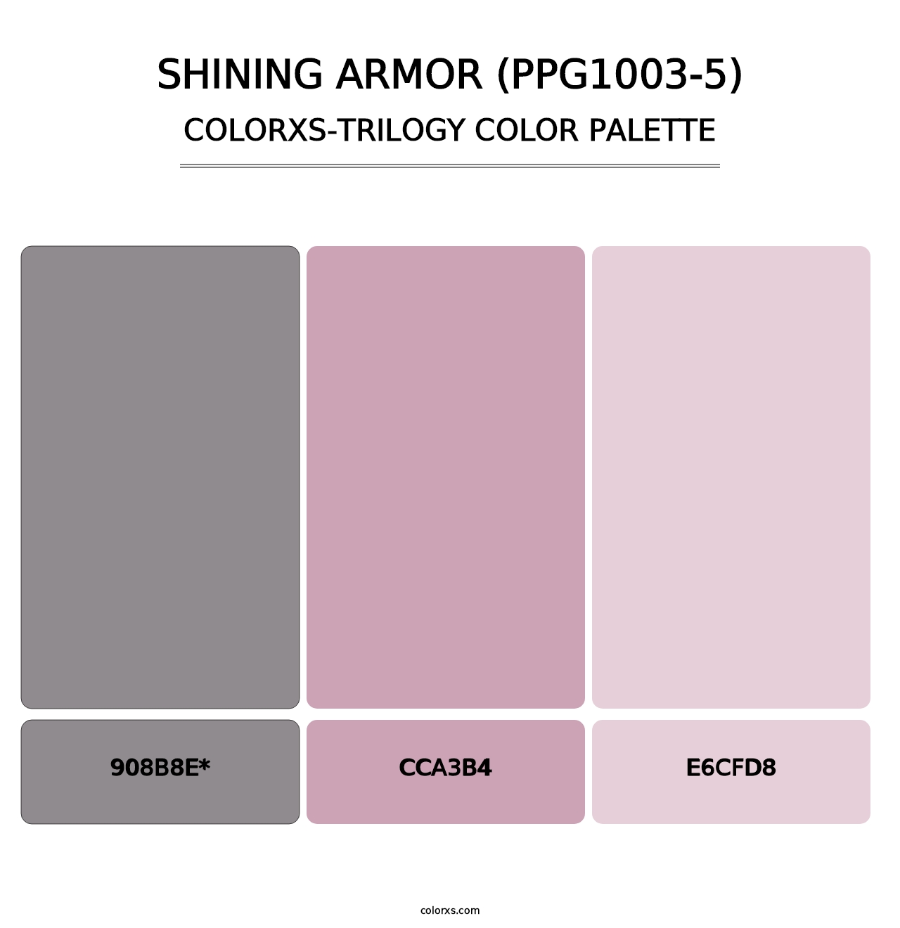 Shining Armor (PPG1003-5) - Colorxs Trilogy Palette