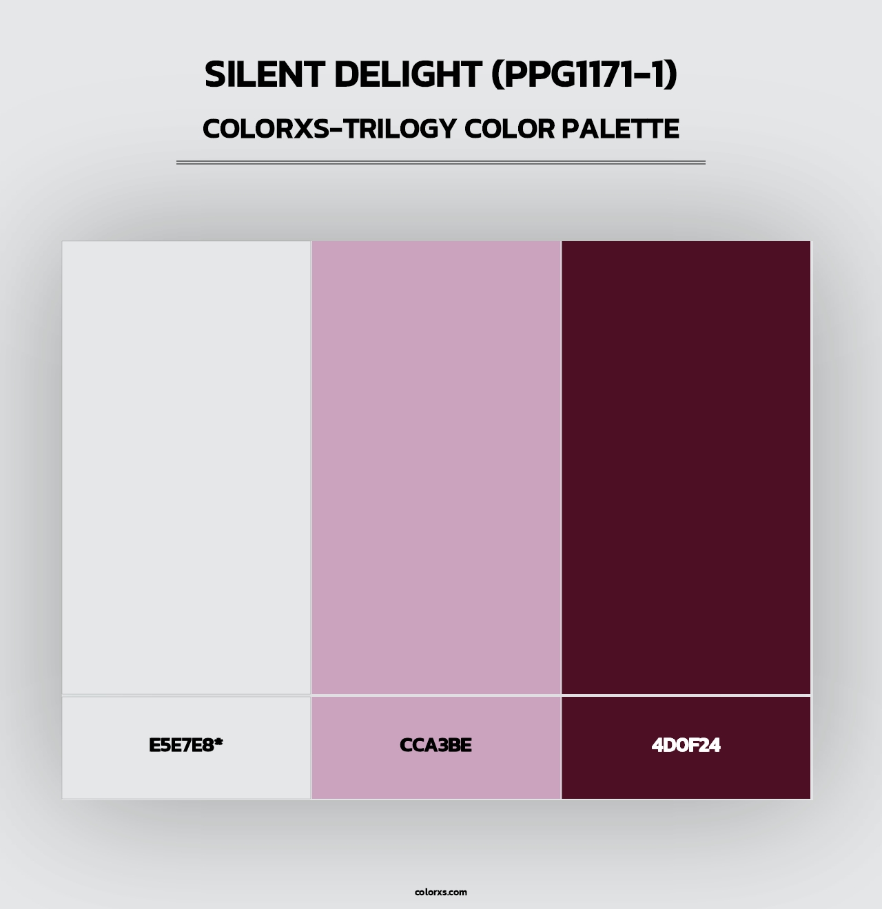 Silent Delight (PPG1171-1) - Colorxs Trilogy Palette