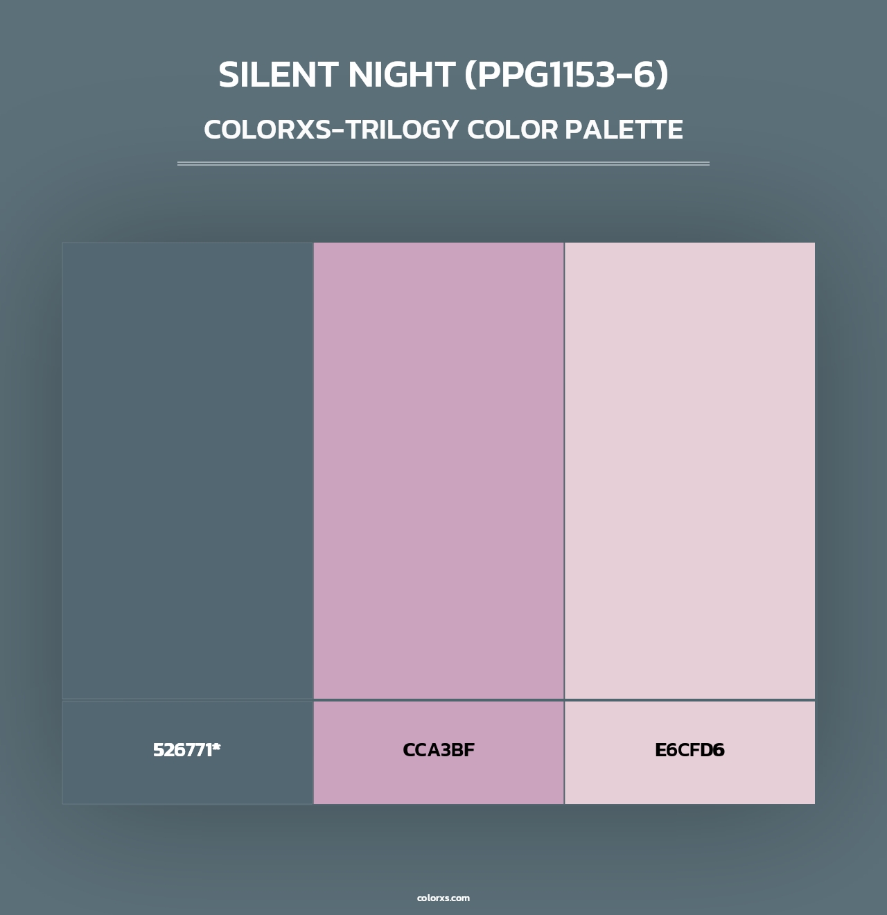 Silent Night (PPG1153-6) - Colorxs Trilogy Palette