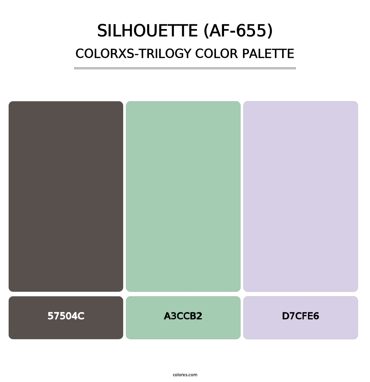 Silhouette (AF-655) - Colorxs Trilogy Palette