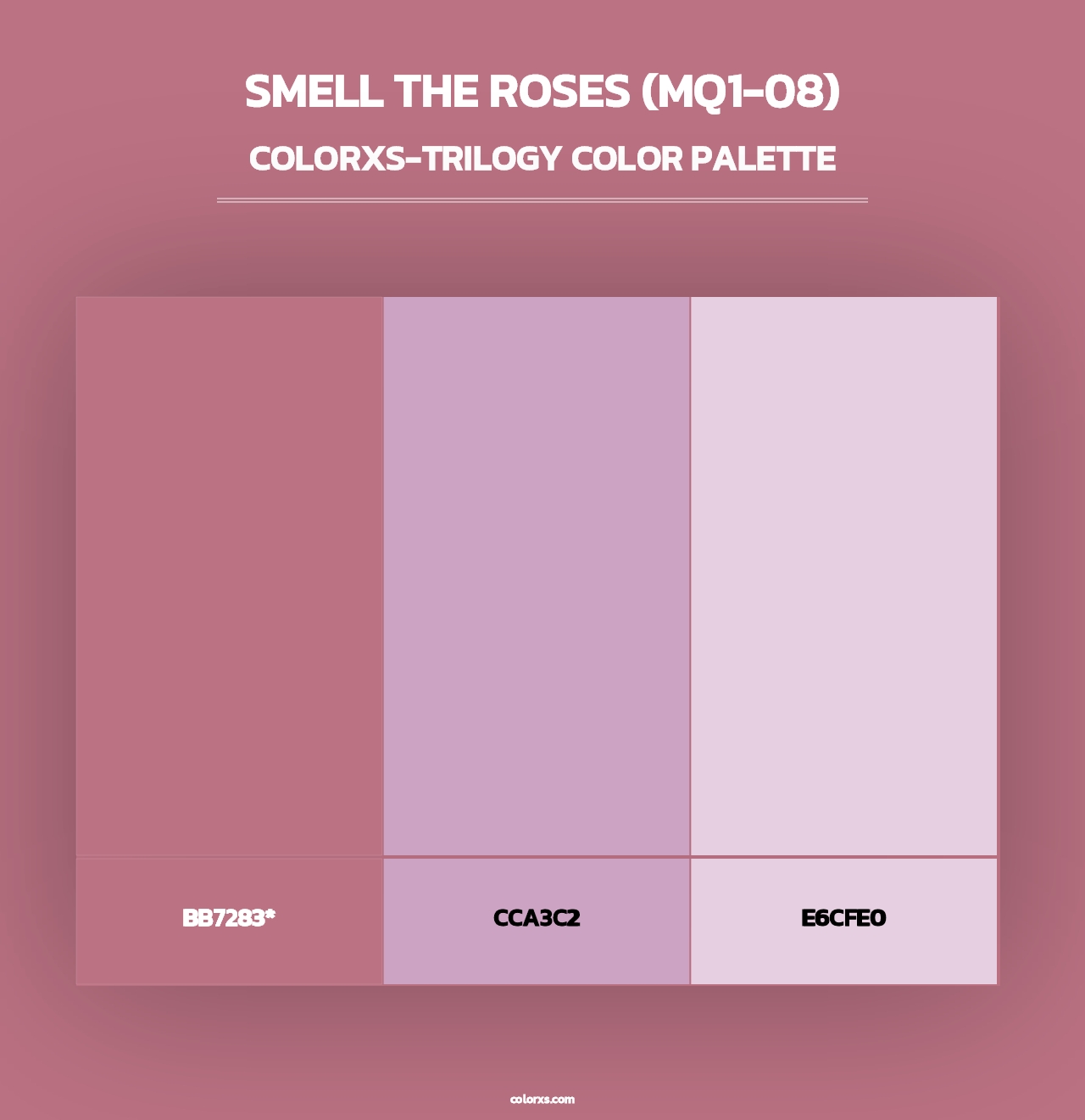 Smell The Roses (MQ1-08) - Colorxs Trilogy Palette