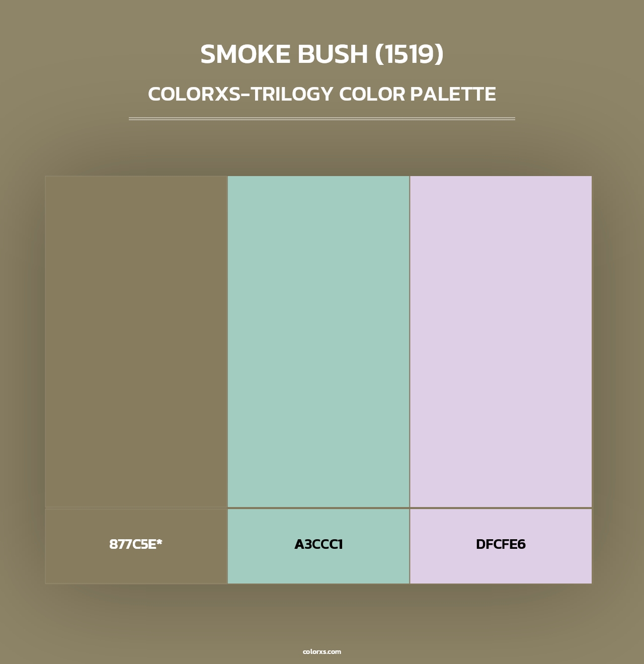 Smoke Bush (1519) - Colorxs Trilogy Palette