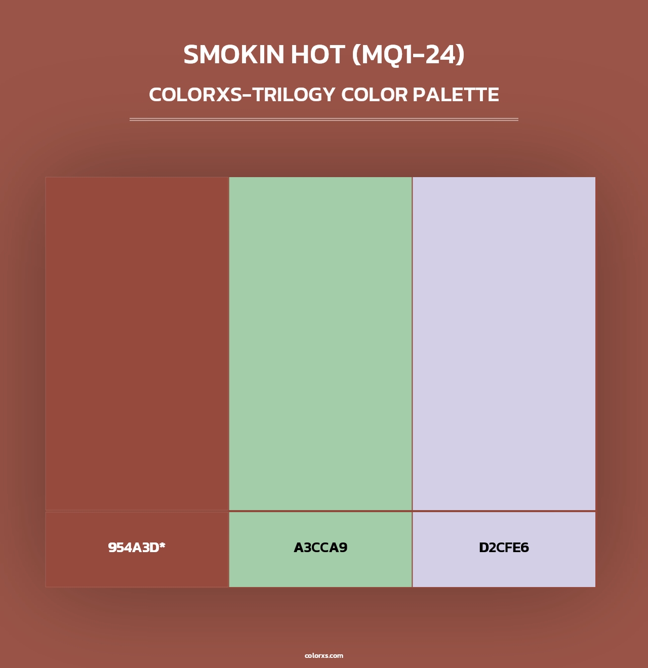 Smokin Hot (MQ1-24) - Colorxs Trilogy Palette