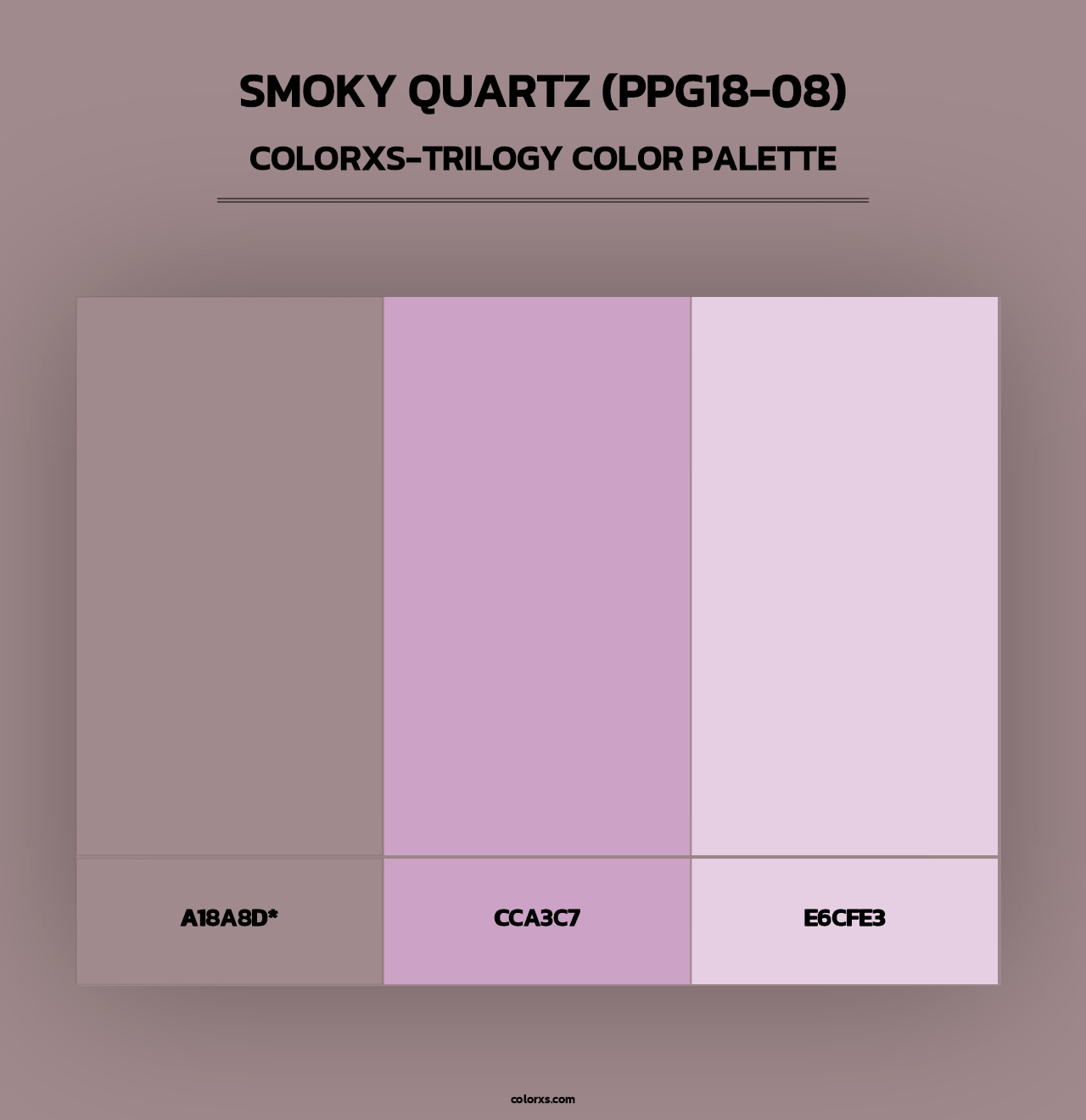 Smoky Quartz (PPG18-08) - Colorxs Trilogy Palette