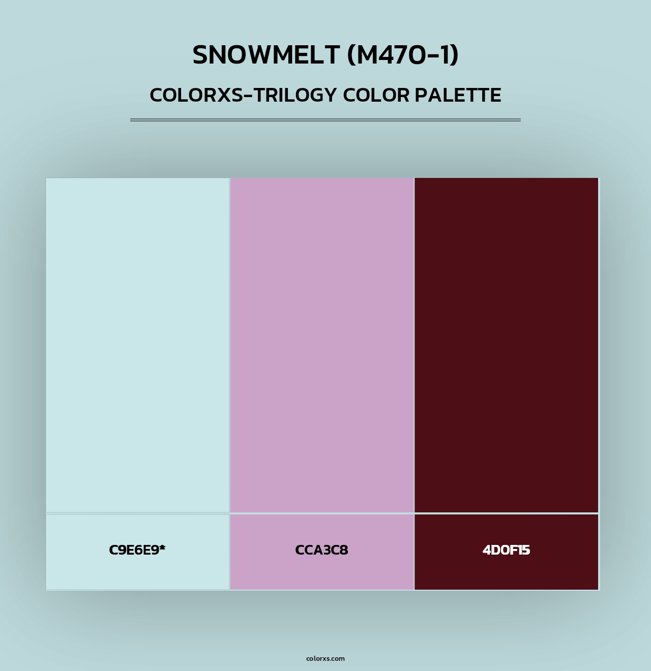 Snowmelt (M470-1) - Colorxs Trilogy Palette