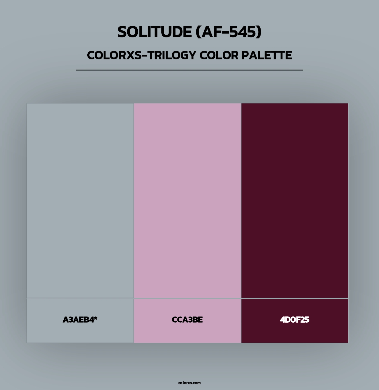 Solitude (AF-545) - Colorxs Trilogy Palette