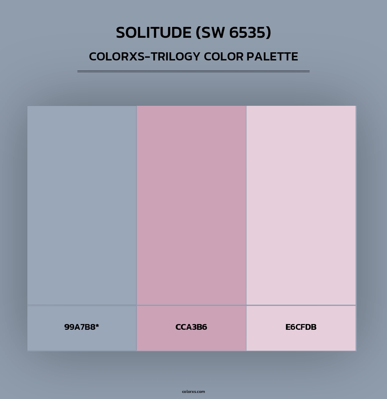 Solitude (SW 6535) - Colorxs Trilogy Palette