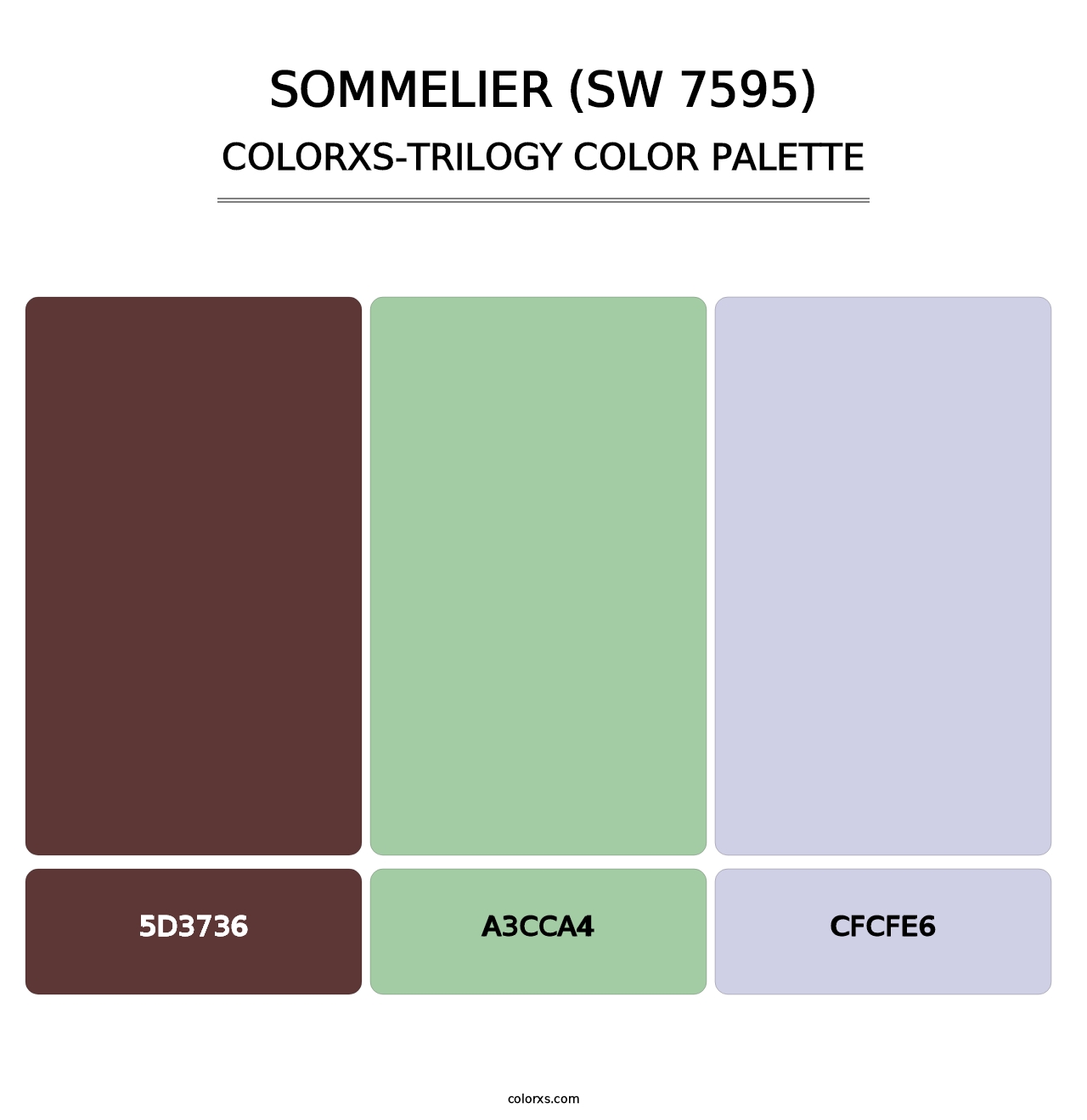 Sommelier (SW 7595) - Colorxs Trilogy Palette