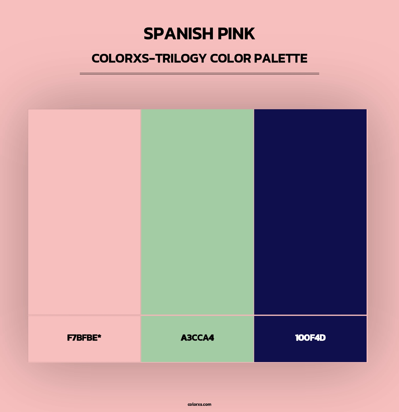 Spanish Pink - Colorxs Trilogy Palette