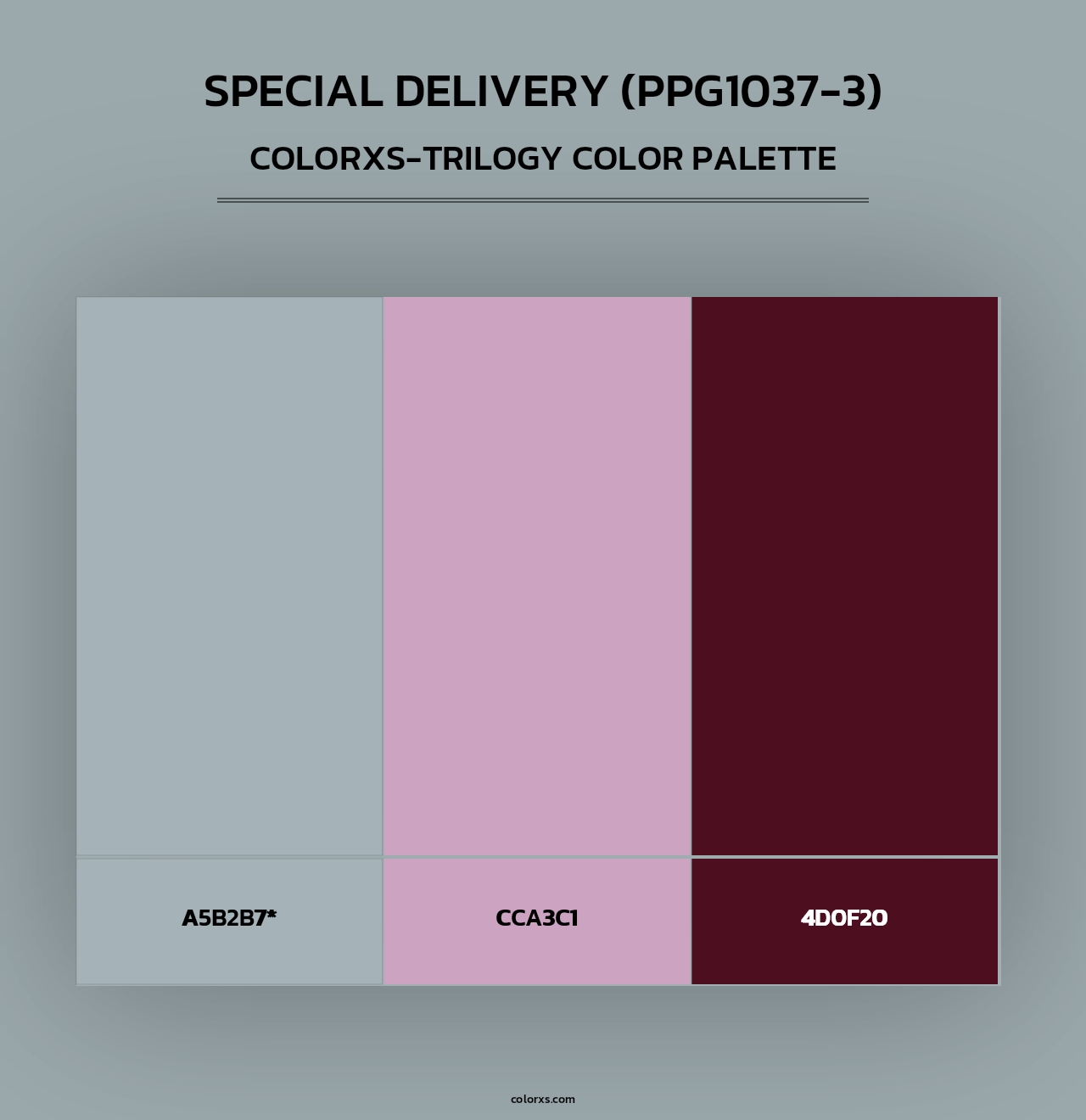 Special Delivery (PPG1037-3) - Colorxs Trilogy Palette