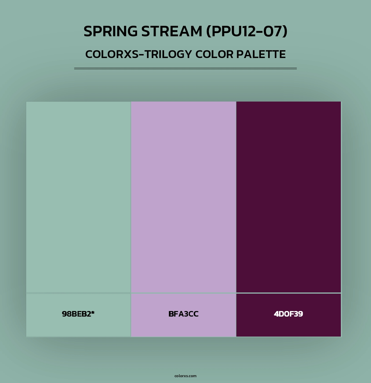 Spring Stream (PPU12-07) - Colorxs Trilogy Palette