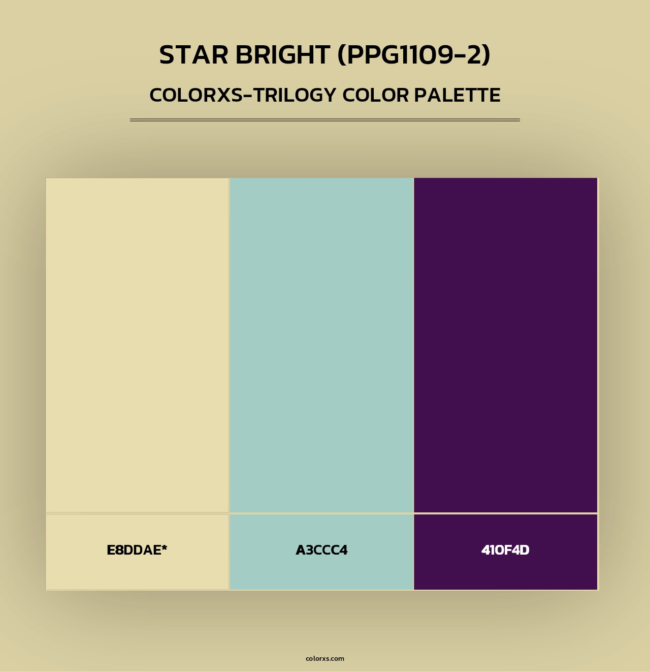 Star Bright (PPG1109-2) - Colorxs Trilogy Palette
