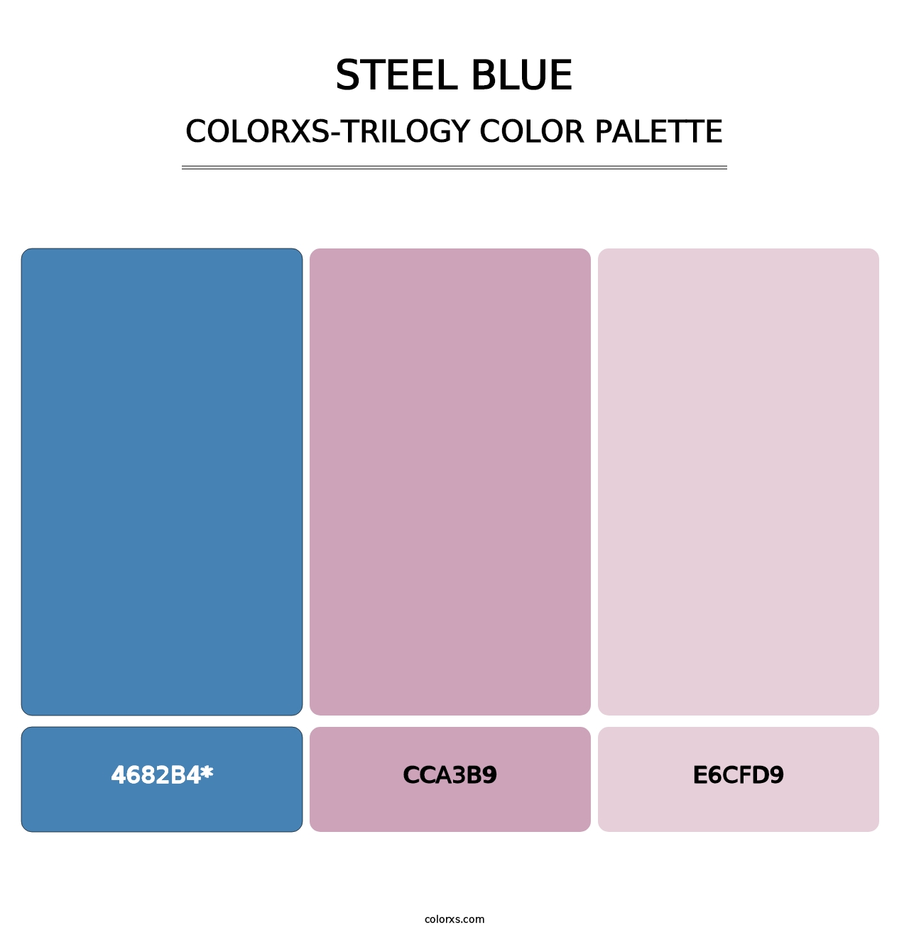 Steel Blue - Colorxs Trilogy Palette