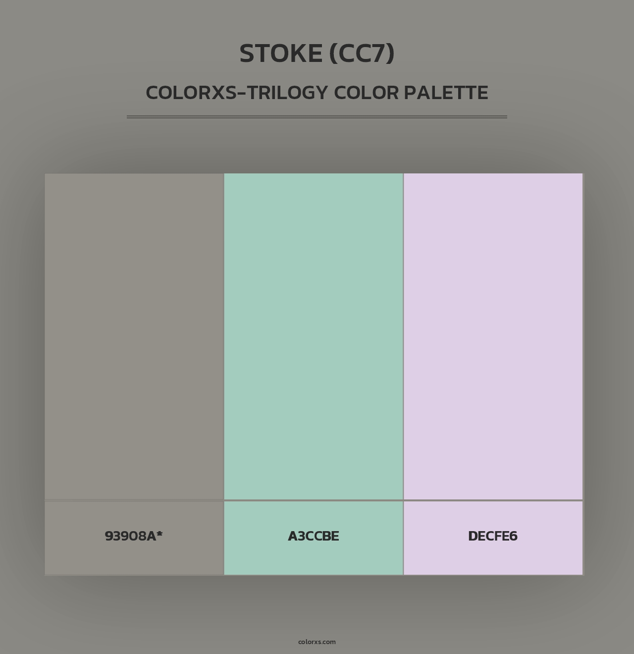 Stoke (CC7) - Colorxs Trilogy Palette