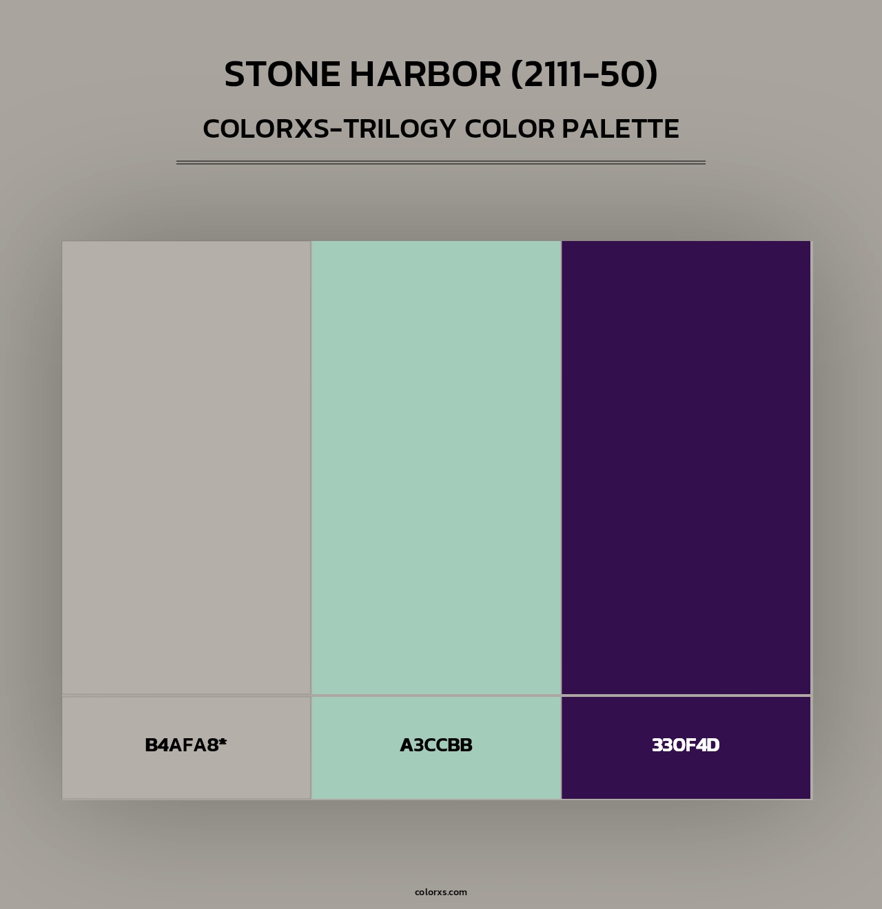 Stone Harbor (2111-50) - Colorxs Trilogy Palette