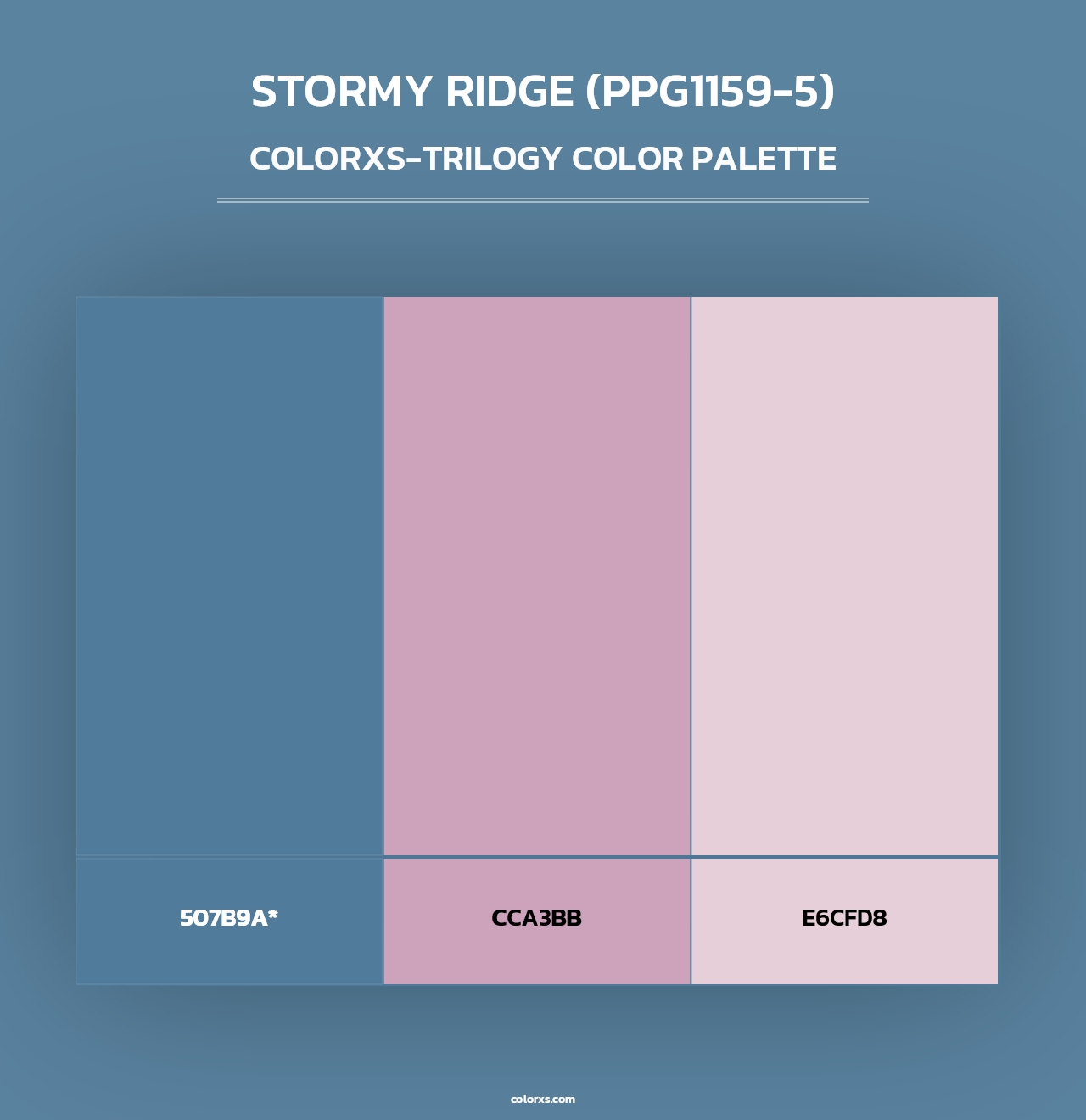 Stormy Ridge (PPG1159-5) - Colorxs Trilogy Palette