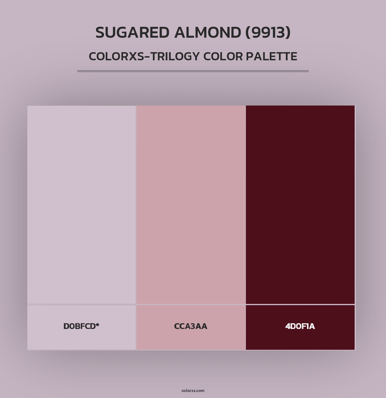 Sugared Almond (9913) - Colorxs Trilogy Palette