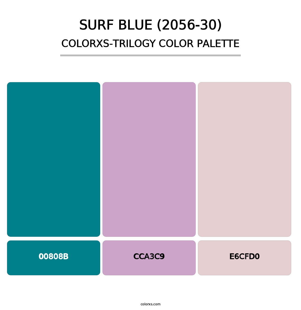Surf Blue (2056-30) - Colorxs Trilogy Palette