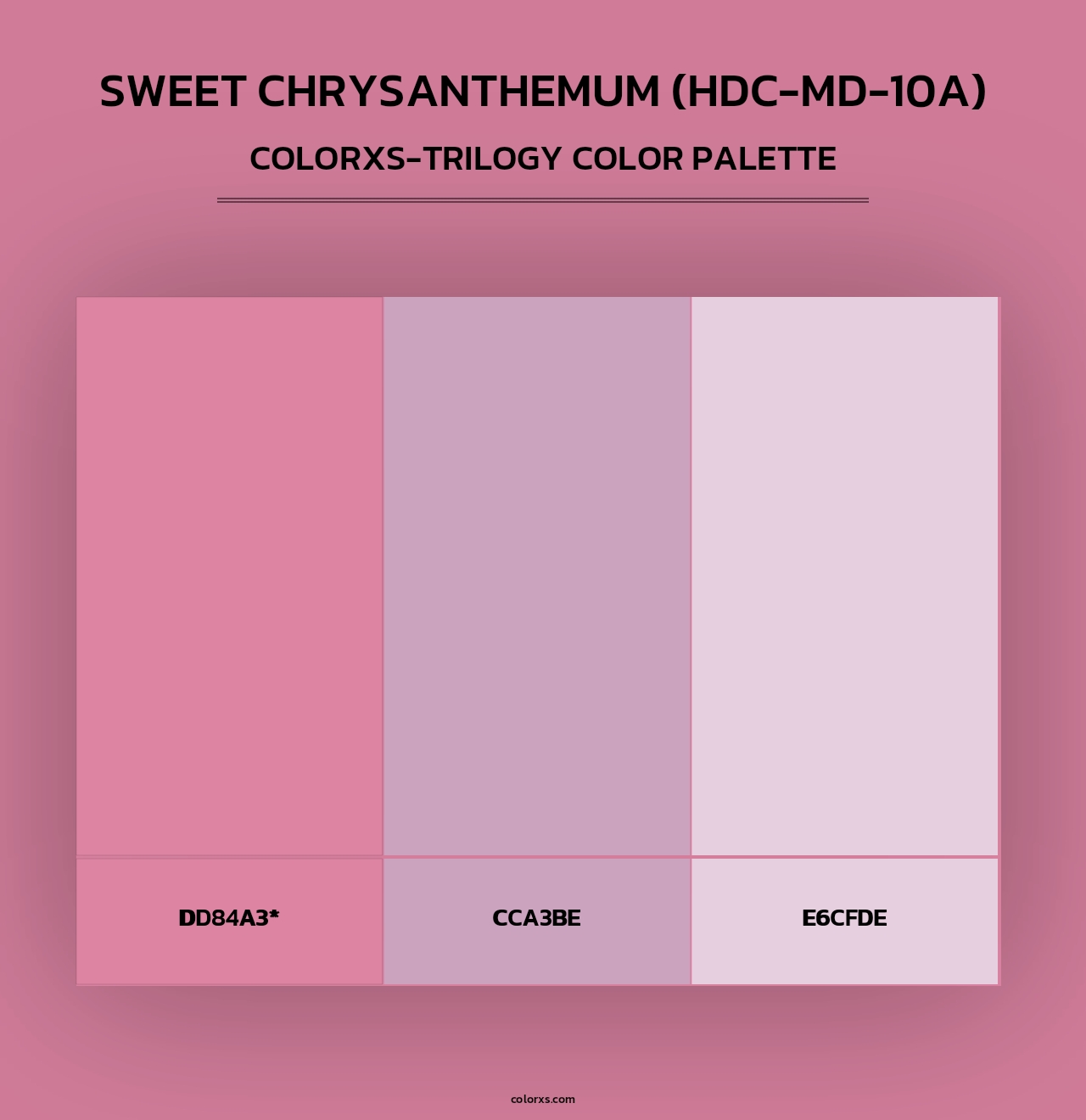 Sweet Chrysanthemum (HDC-MD-10A) - Colorxs Trilogy Palette