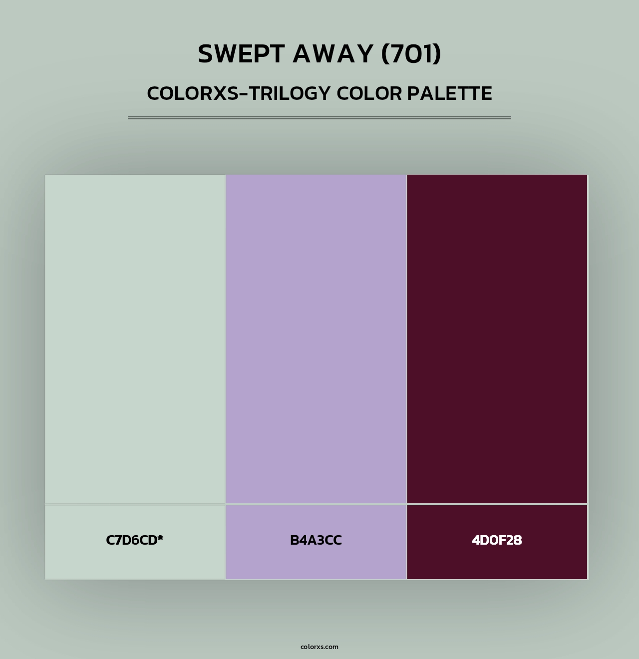 Swept Away (701) - Colorxs Trilogy Palette