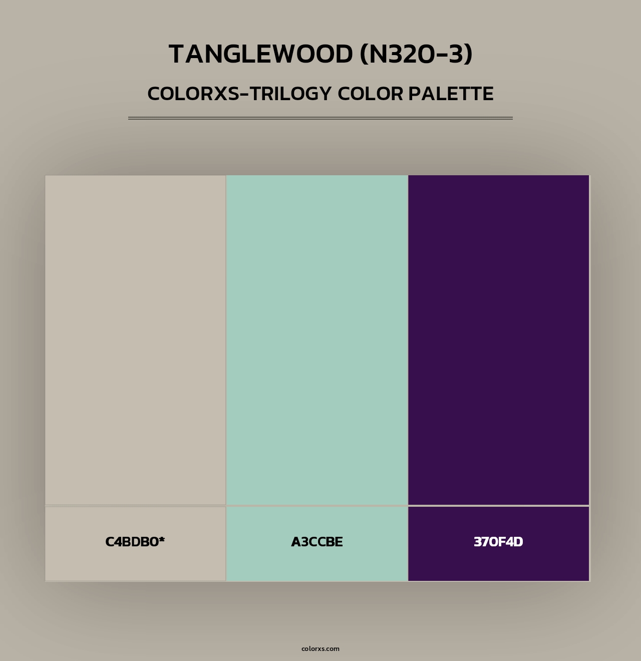 Tanglewood (N320-3) - Colorxs Trilogy Palette