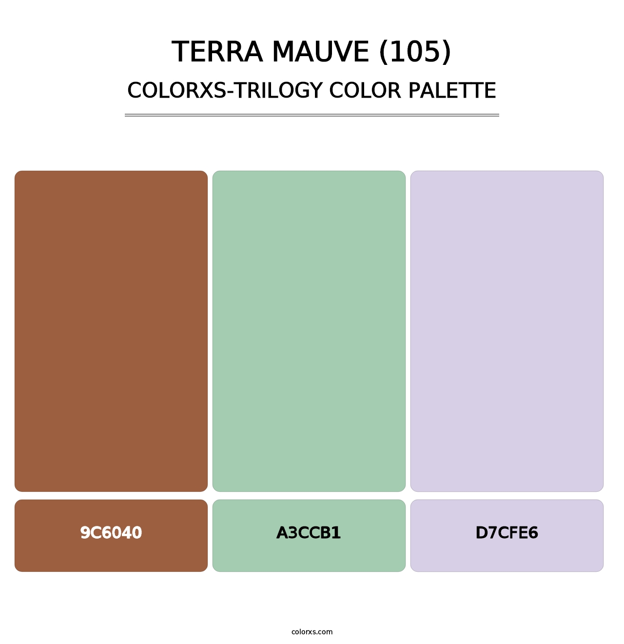 Terra Mauve (105) - Colorxs Trilogy Palette