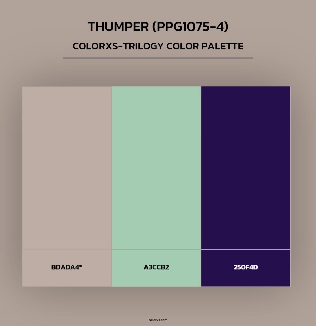 Thumper (PPG1075-4) - Colorxs Trilogy Palette