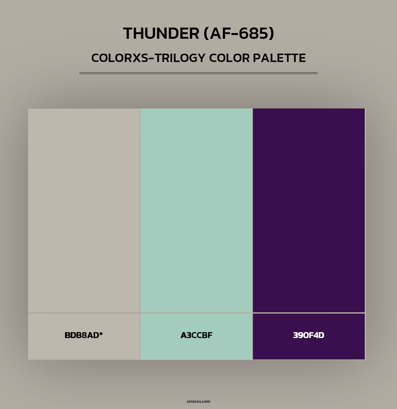 Thunder (AF-685) - Colorxs Trilogy Palette