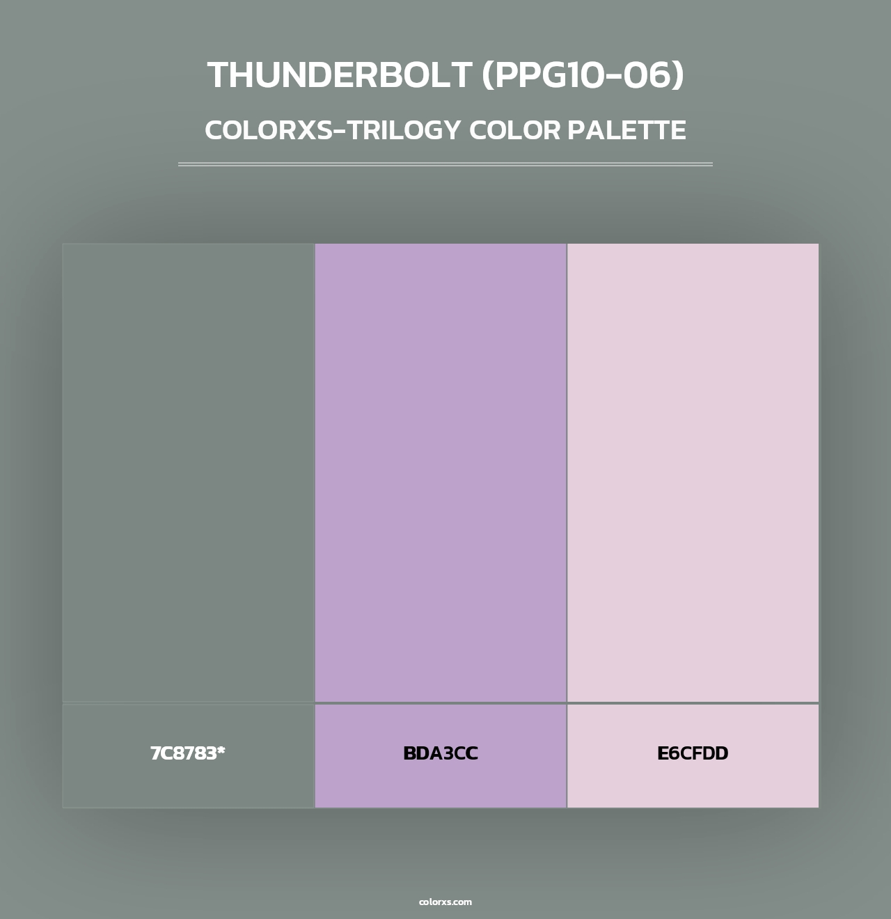 Thunderbolt (PPG10-06) - Colorxs Trilogy Palette