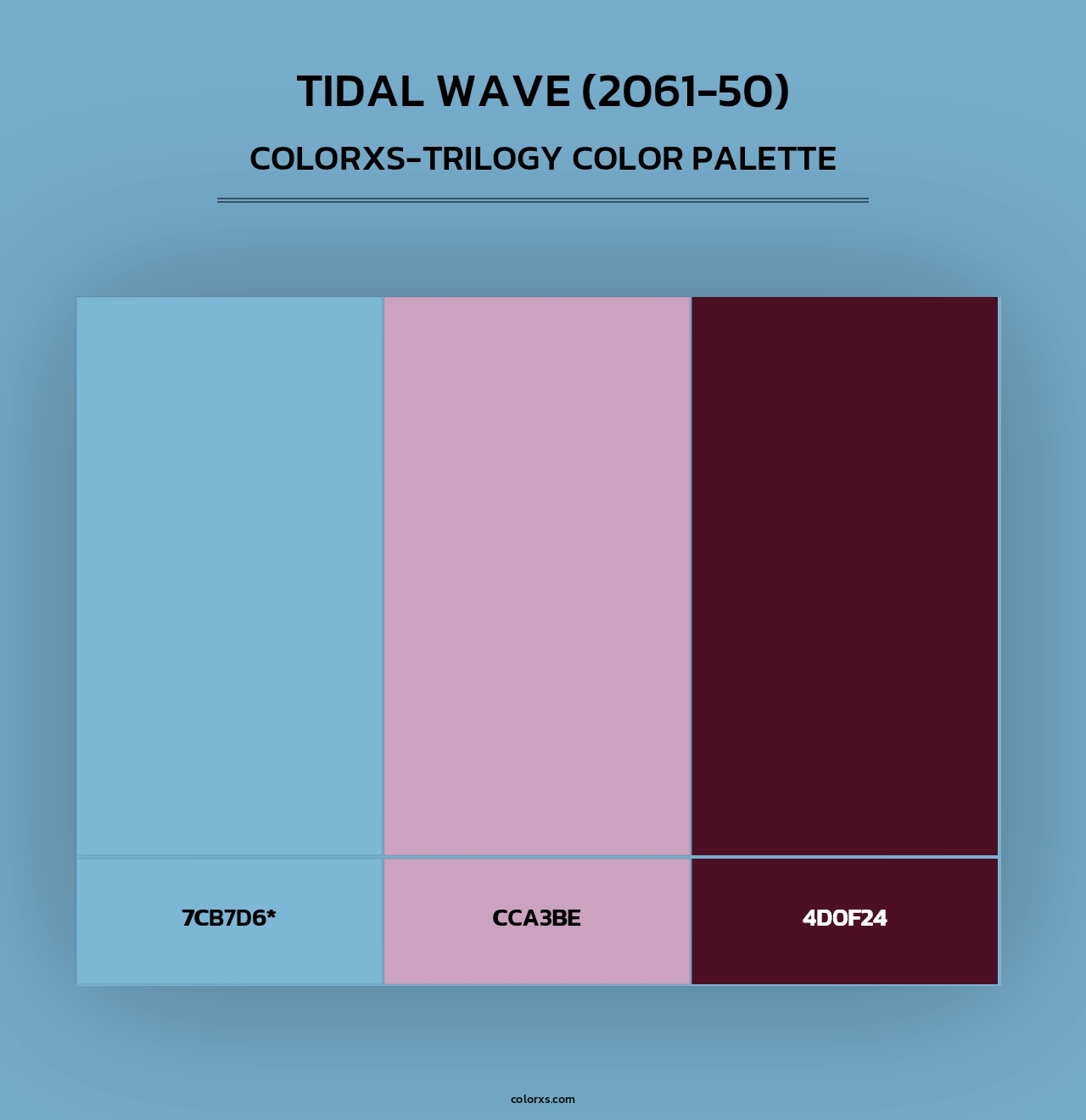 Tidal Wave (2061-50) - Colorxs Trilogy Palette