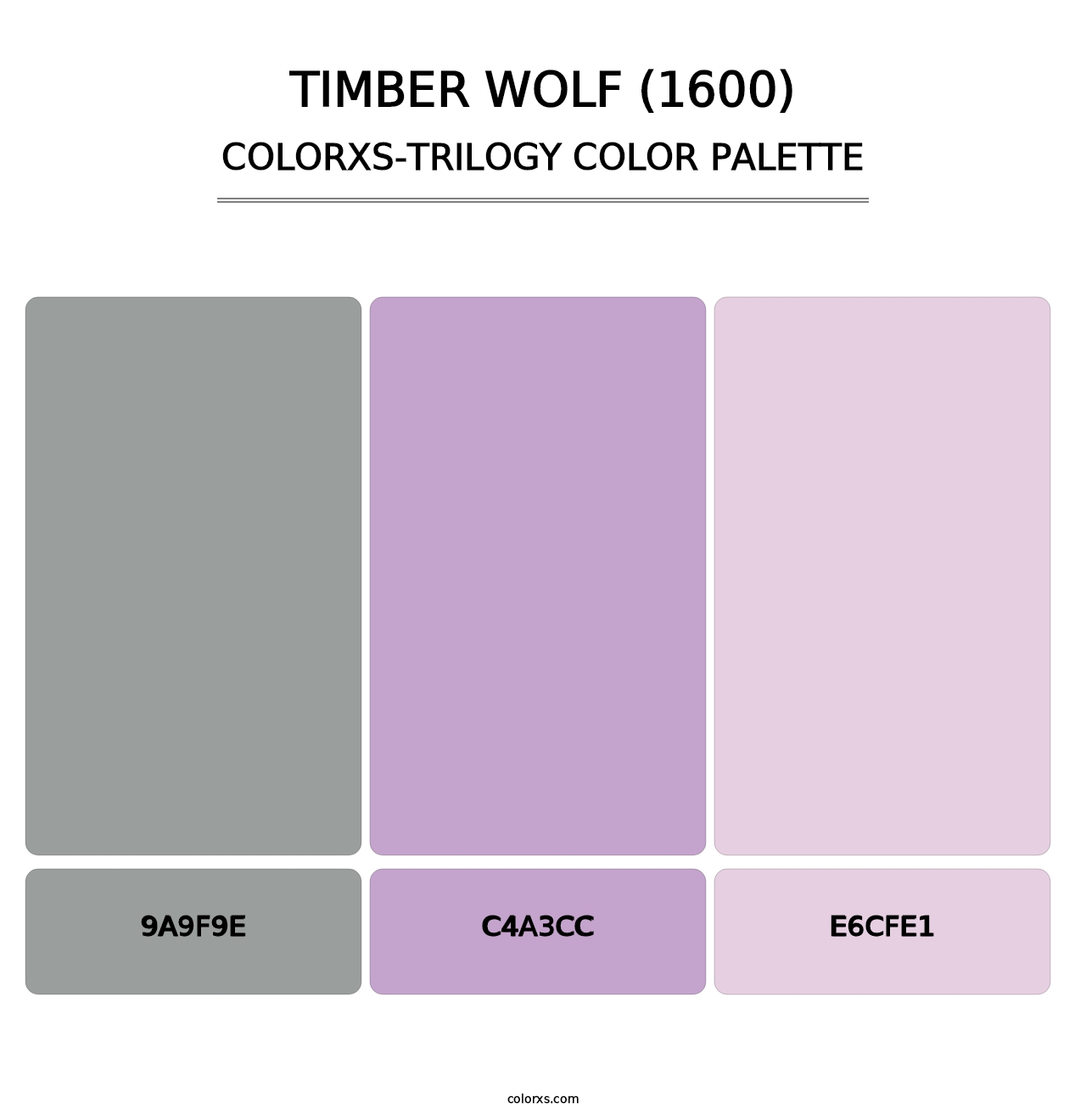Timber Wolf (1600) - Colorxs Trilogy Palette