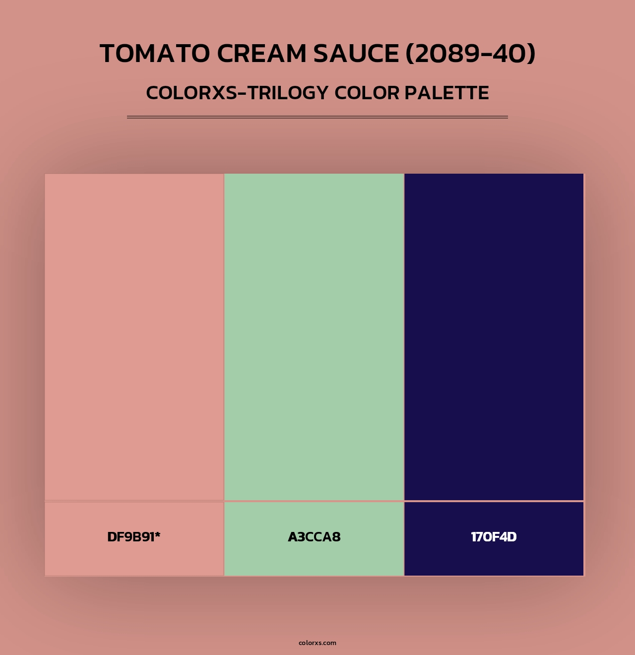 Tomato Cream Sauce (2089-40) - Colorxs Trilogy Palette